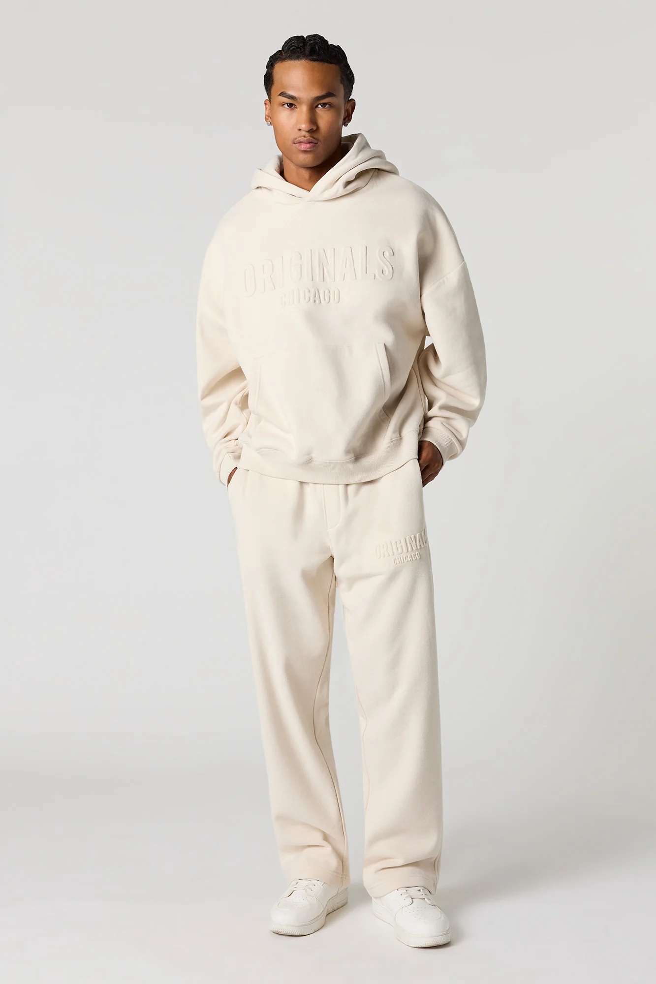 Premium Heavy Weight Fleece Embossed Sweatpant - Image 2