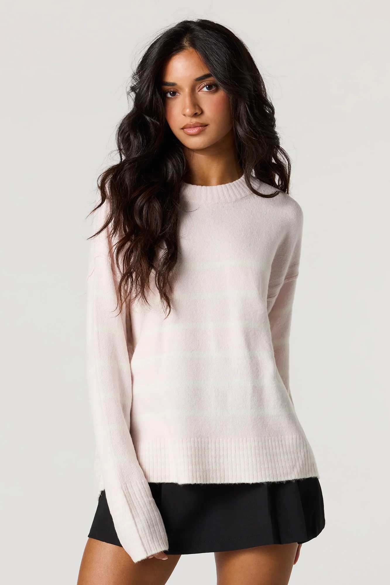 Mossy Knit Striped Sweater - Image 4