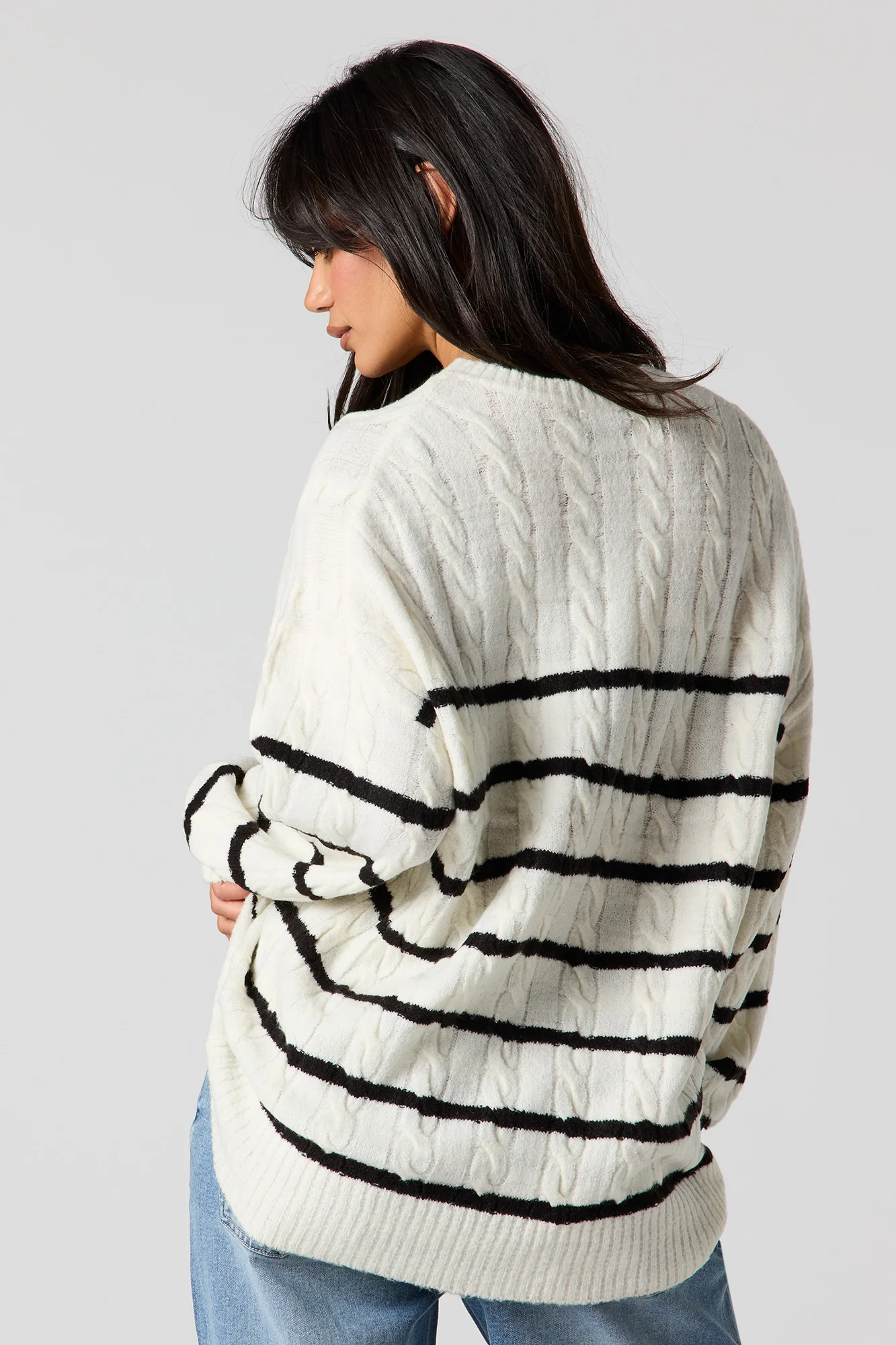 Mossy Cable Knit Sweater - Image 18