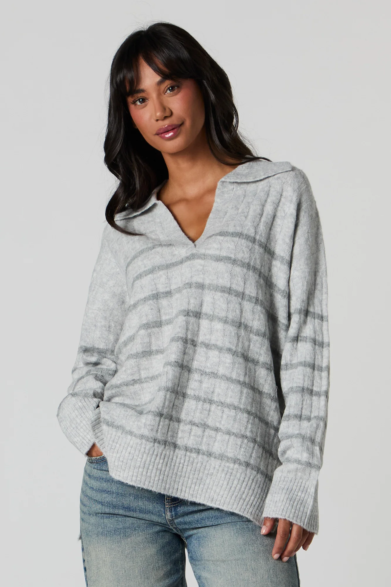 Mossy Cable Knit Sweater - Image 24