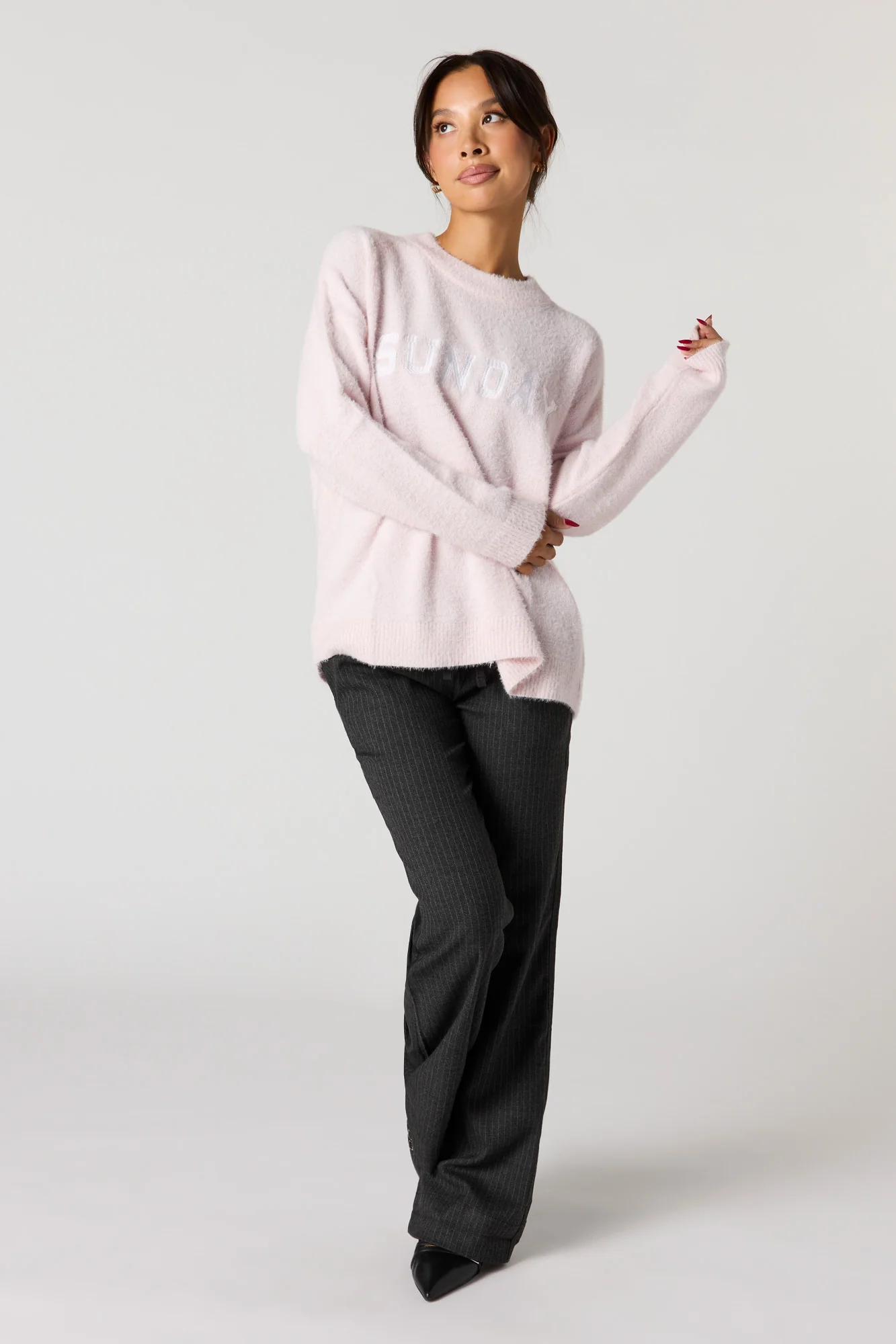 Embroidered Mossy Sweater - Image 3