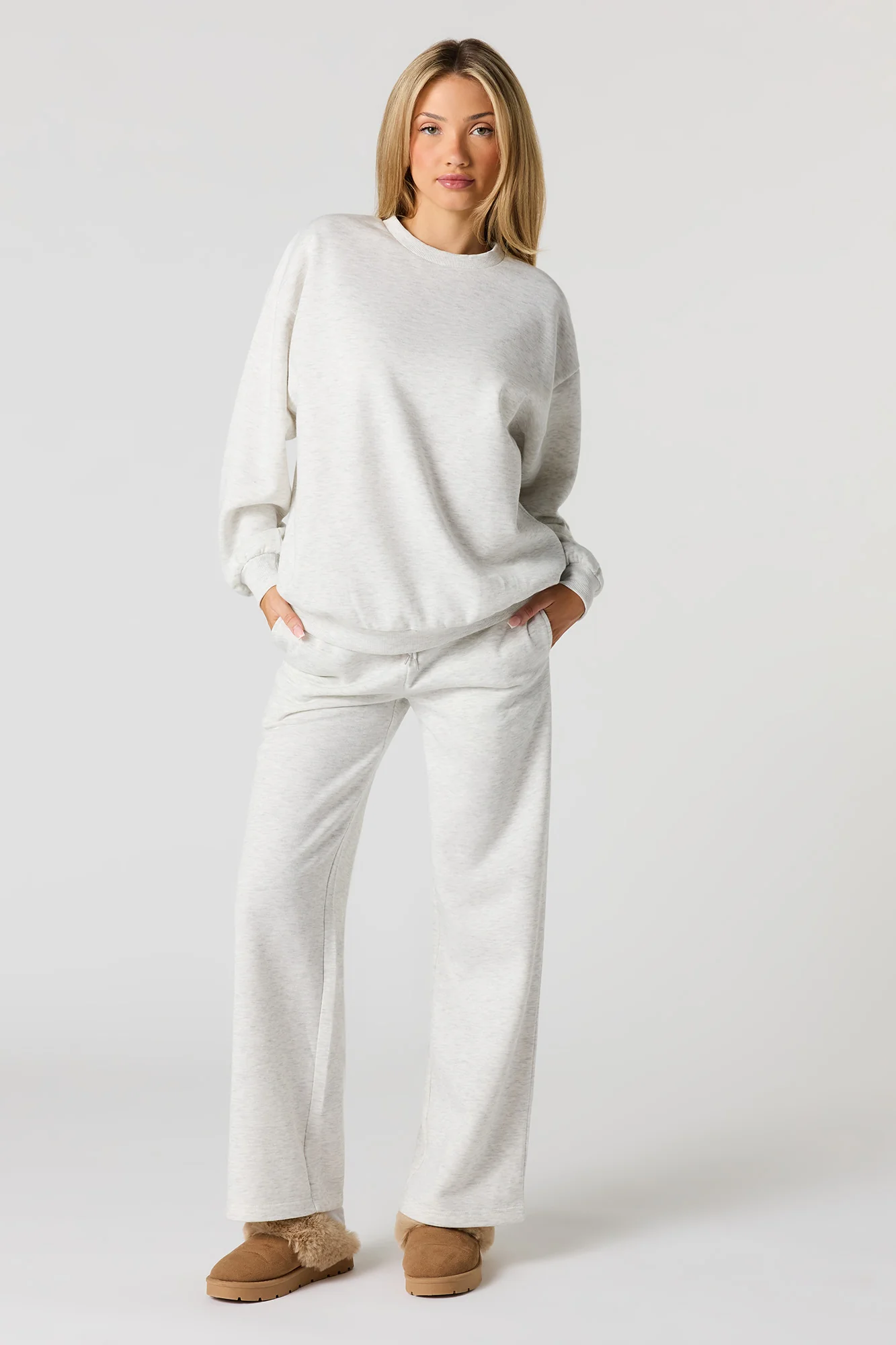 Fleece Straight Leg Jogger - Image 7