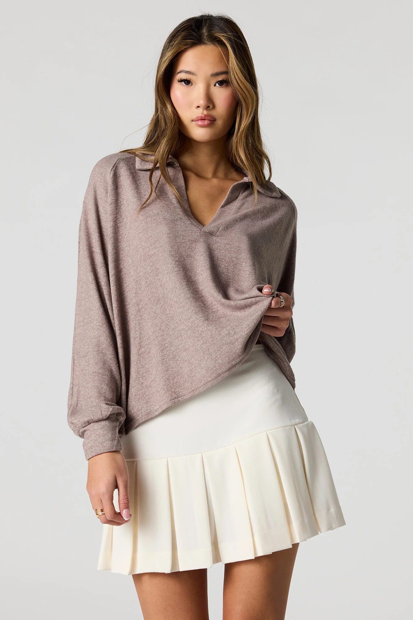 Crepe Knit Mini Skort - Image 9