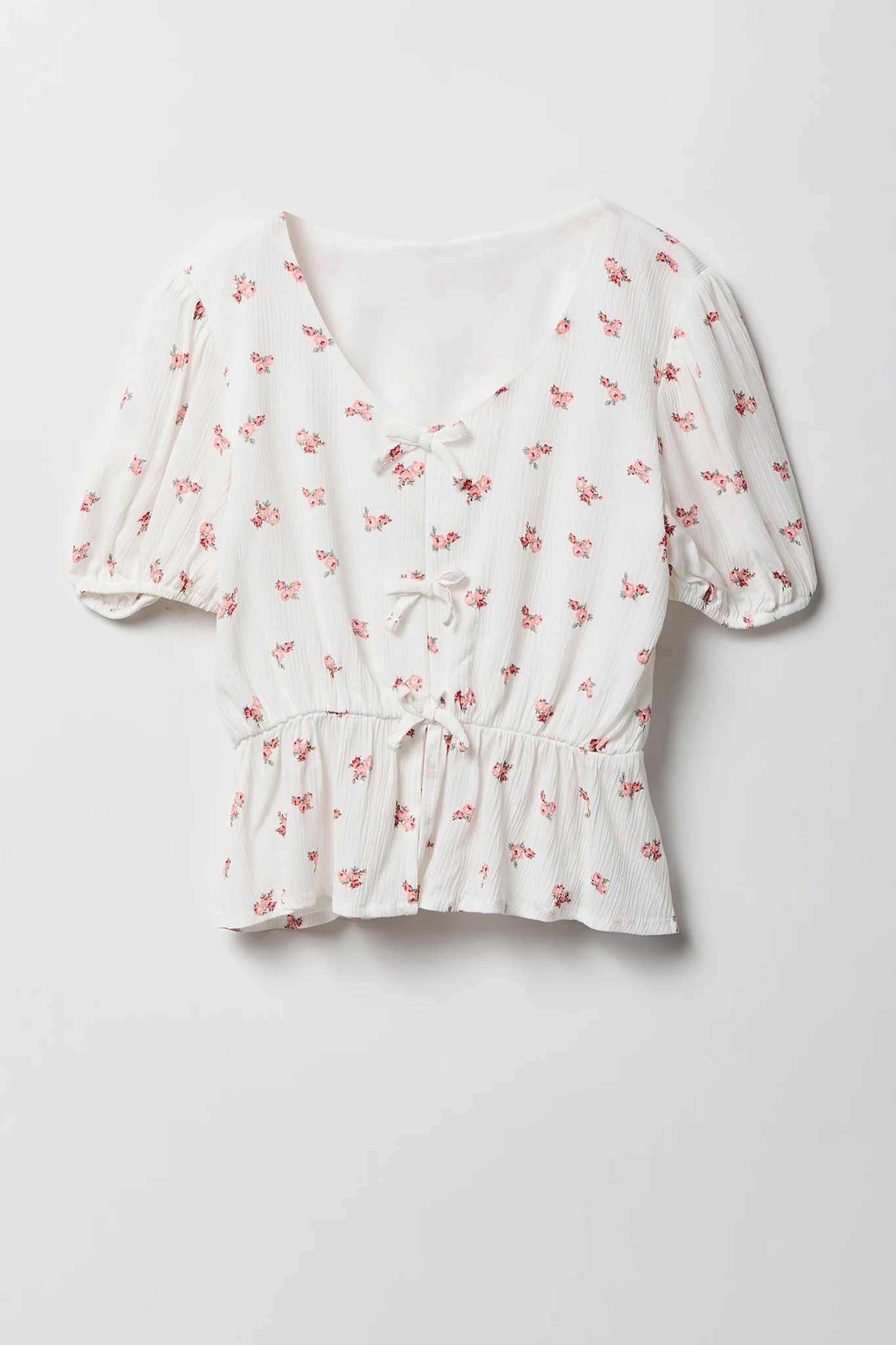 Girls Bow Short Sleeve Top - Image 3
