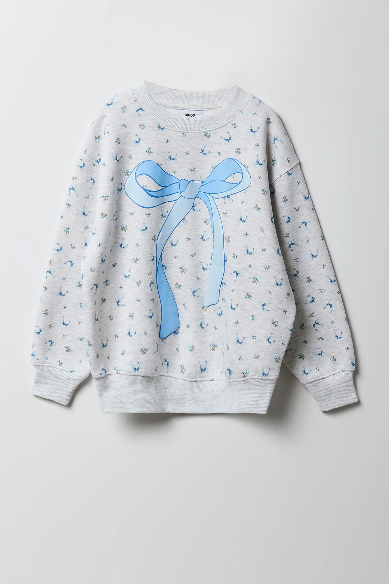 Girls Graphic Oversized Sweatshirt - Image 3