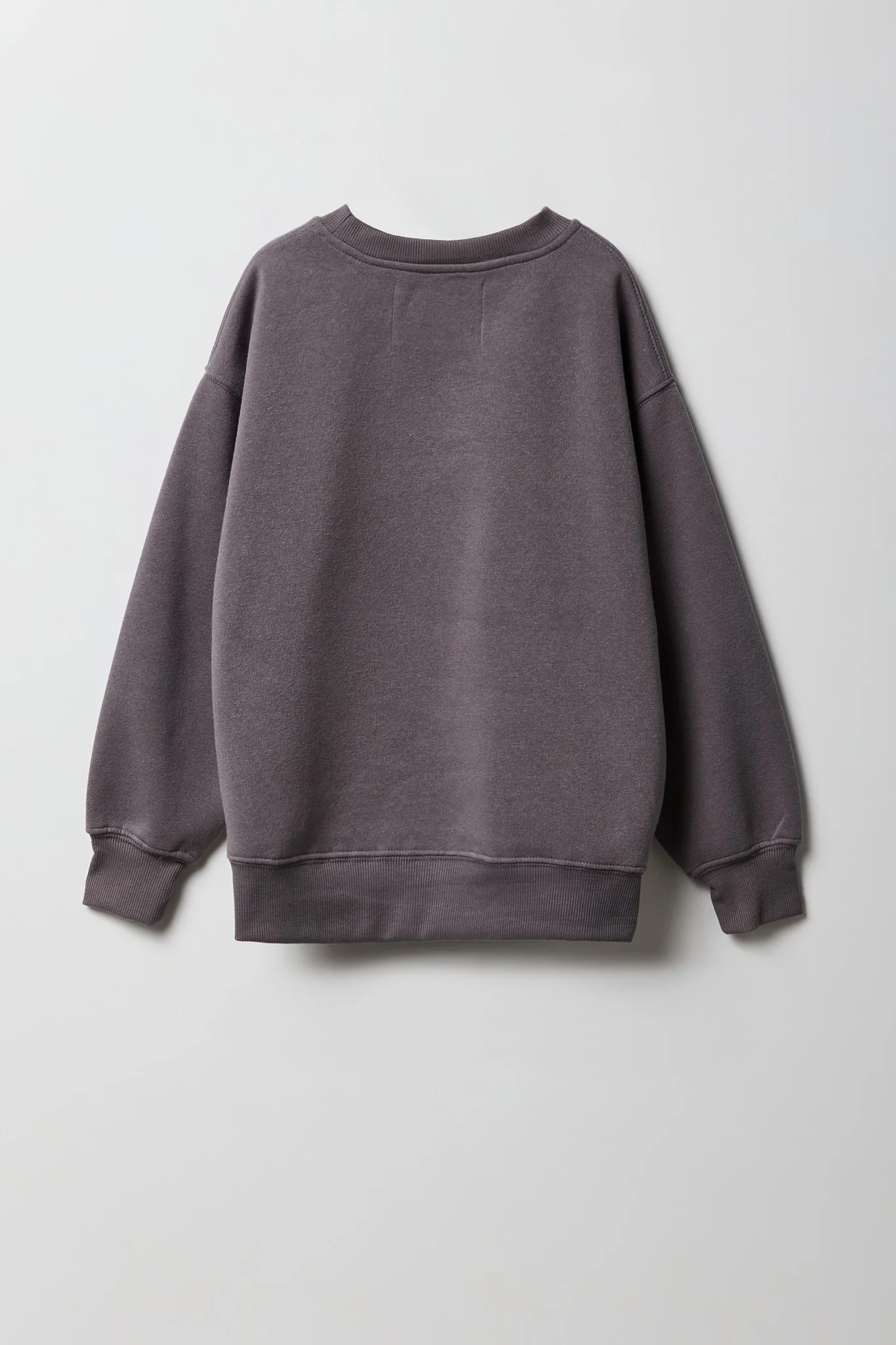 Girls Oversized LA Teddy Embroidered Fleece Sweatshirt - Image 3