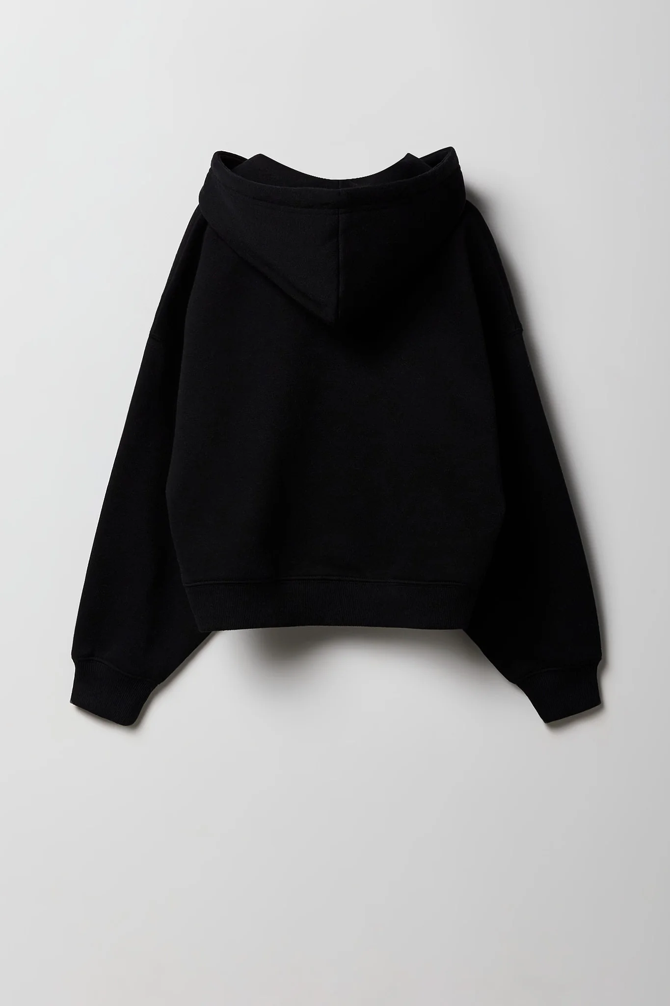 Girls Solid Fleece Zip-Up Hoodie - Image 4