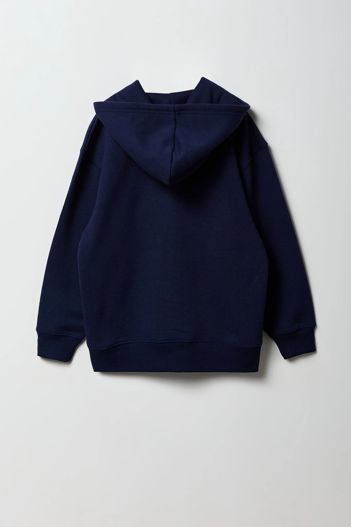 Girls Graphic Oversized Zip-Up Hoodie - Image 7