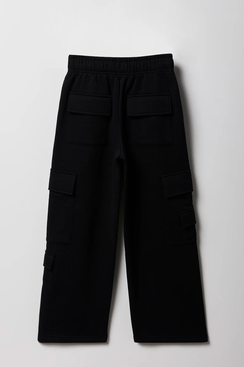 Girls Fleece Wide Leg Cargo Sweatpant - Image 4