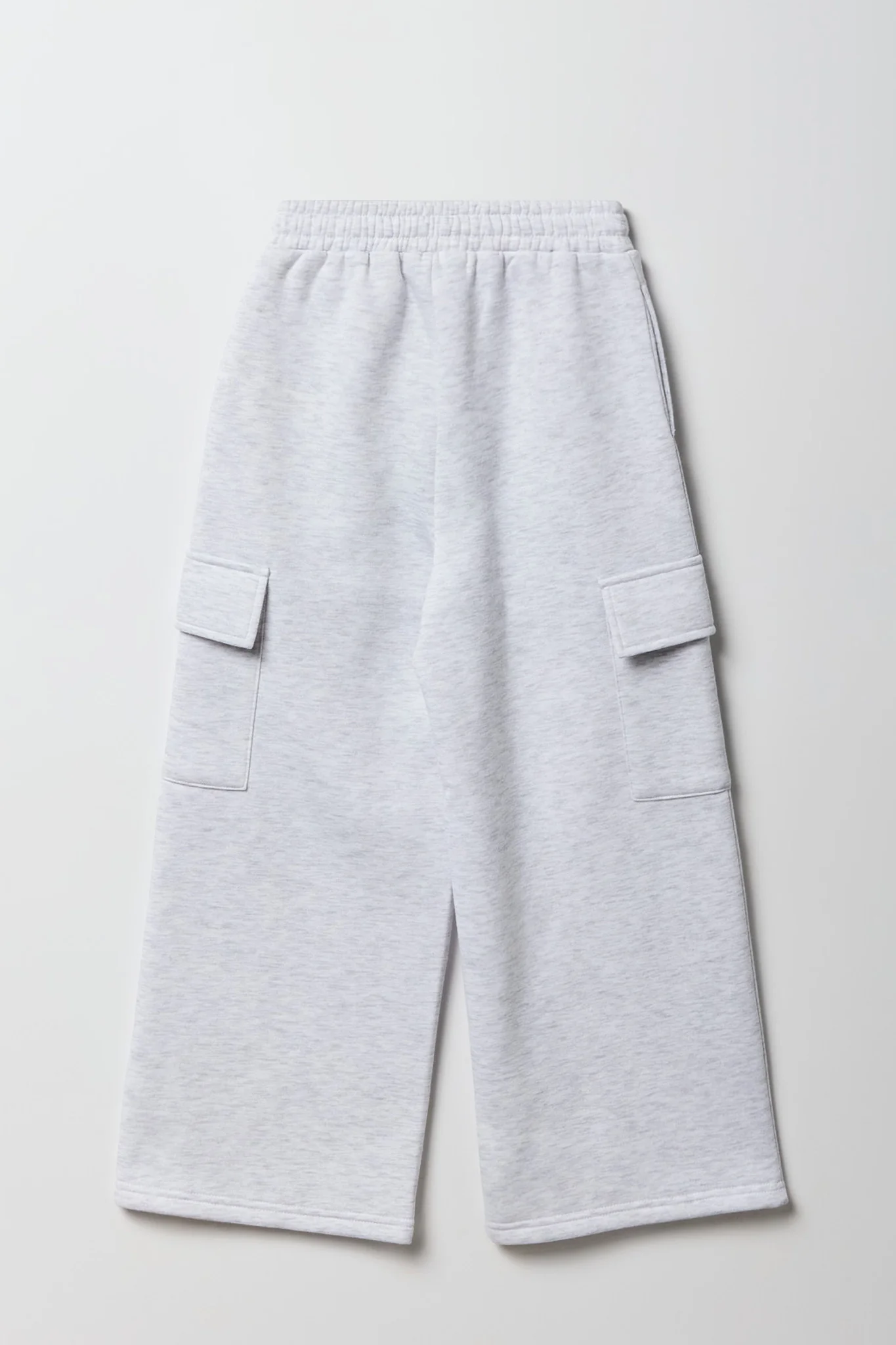 Girls Fleece Wide Leg Cargo Sweatpant - Image 6