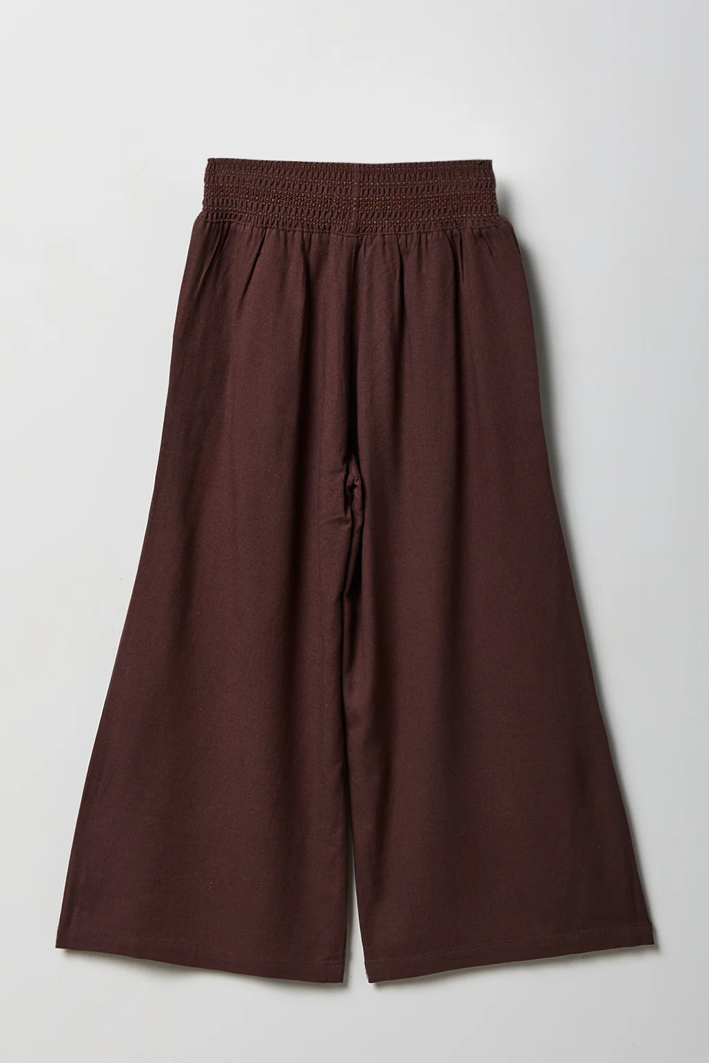 Girls Linen-Blend Wide Leg Palazzo Pant - Image 2