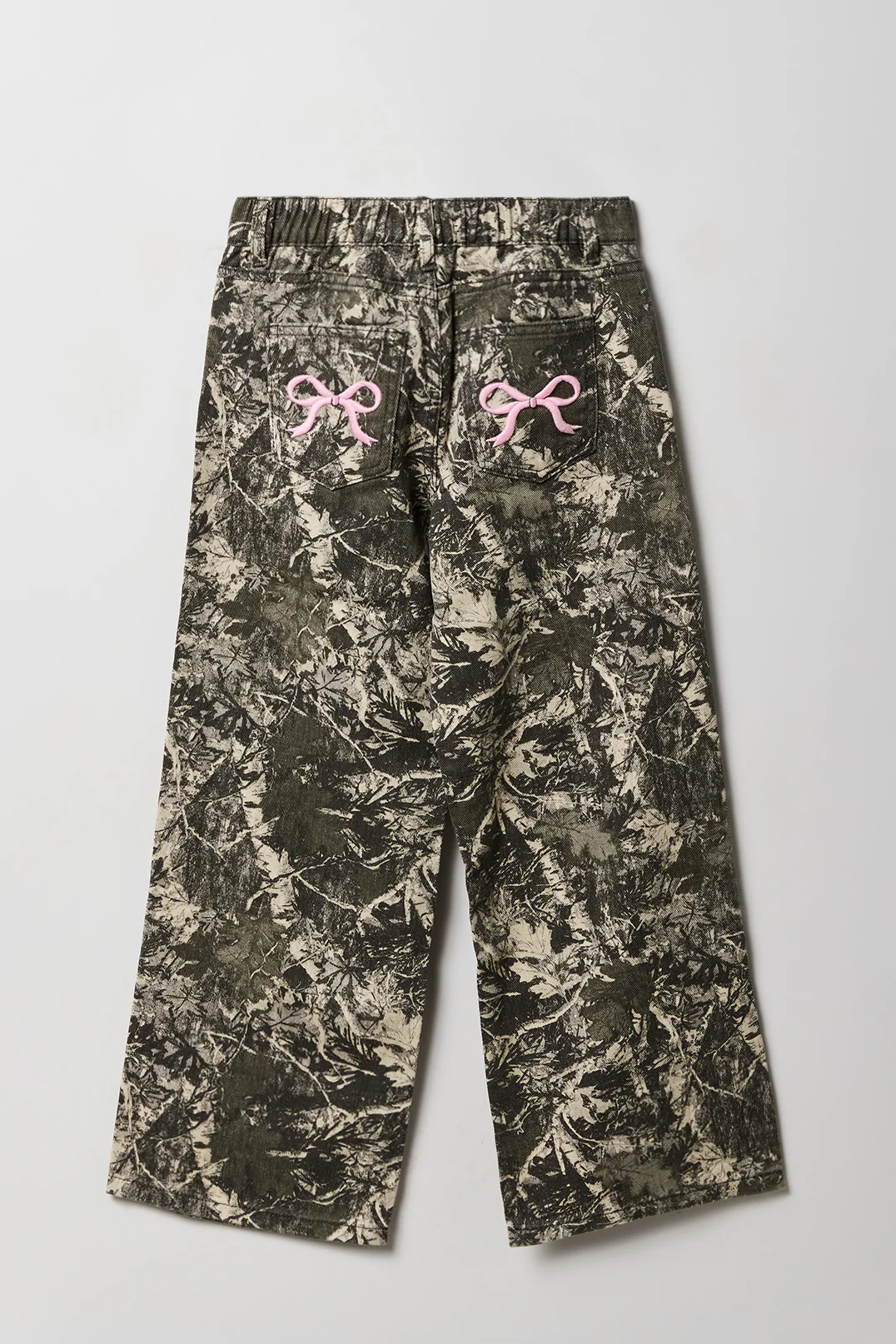 Girls Baggy Pant with Bow Embroidery - Image 4