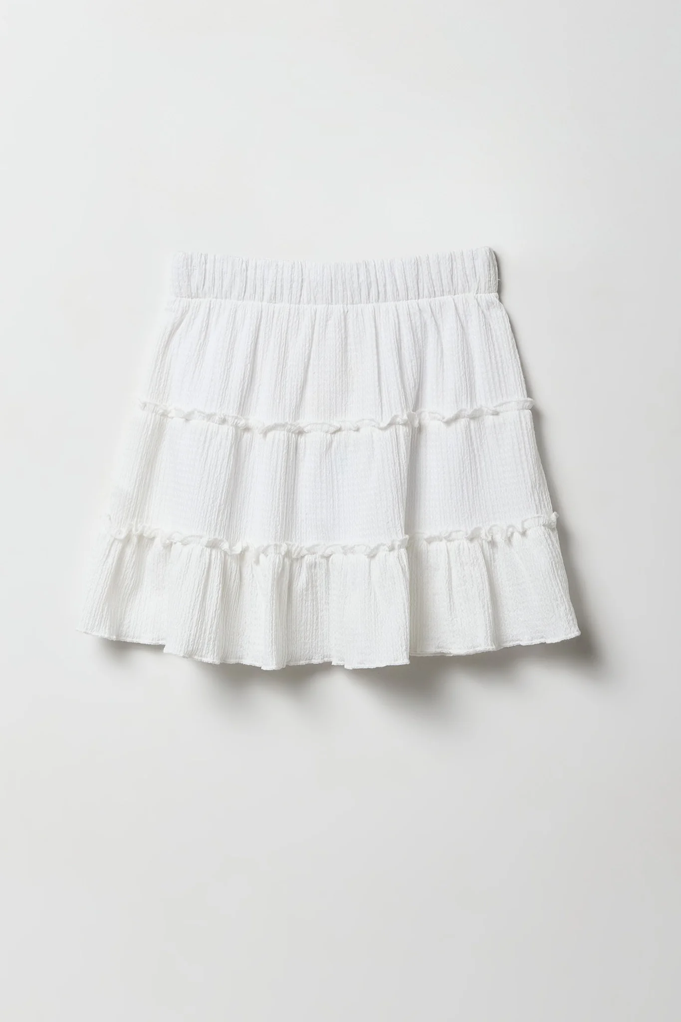 Girls Crinkled Tiered Skort - Image 5