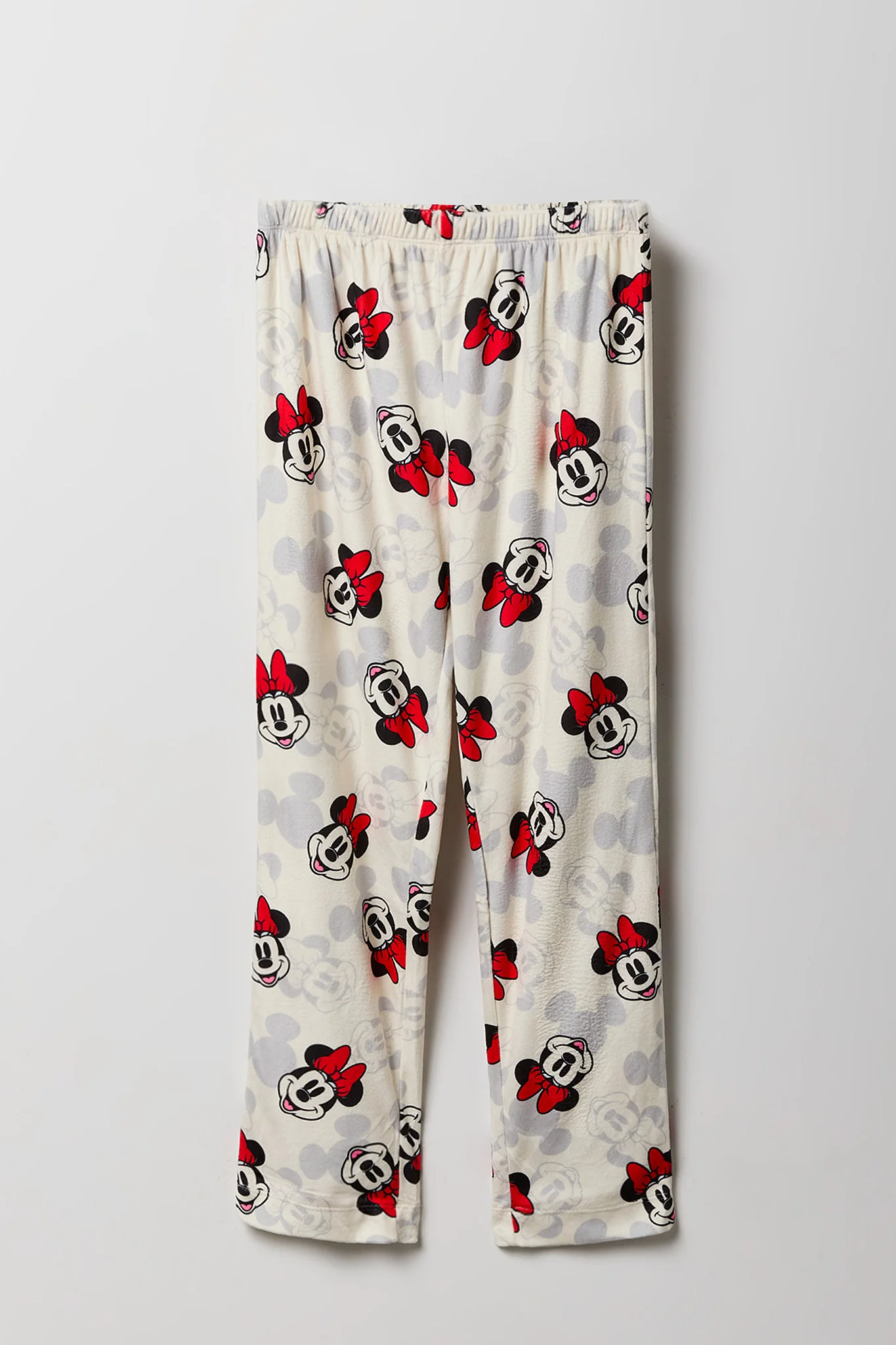 Girls Minnie Mouse Graphic T-Shirt & Plush Pant Pajama Set - Image 4