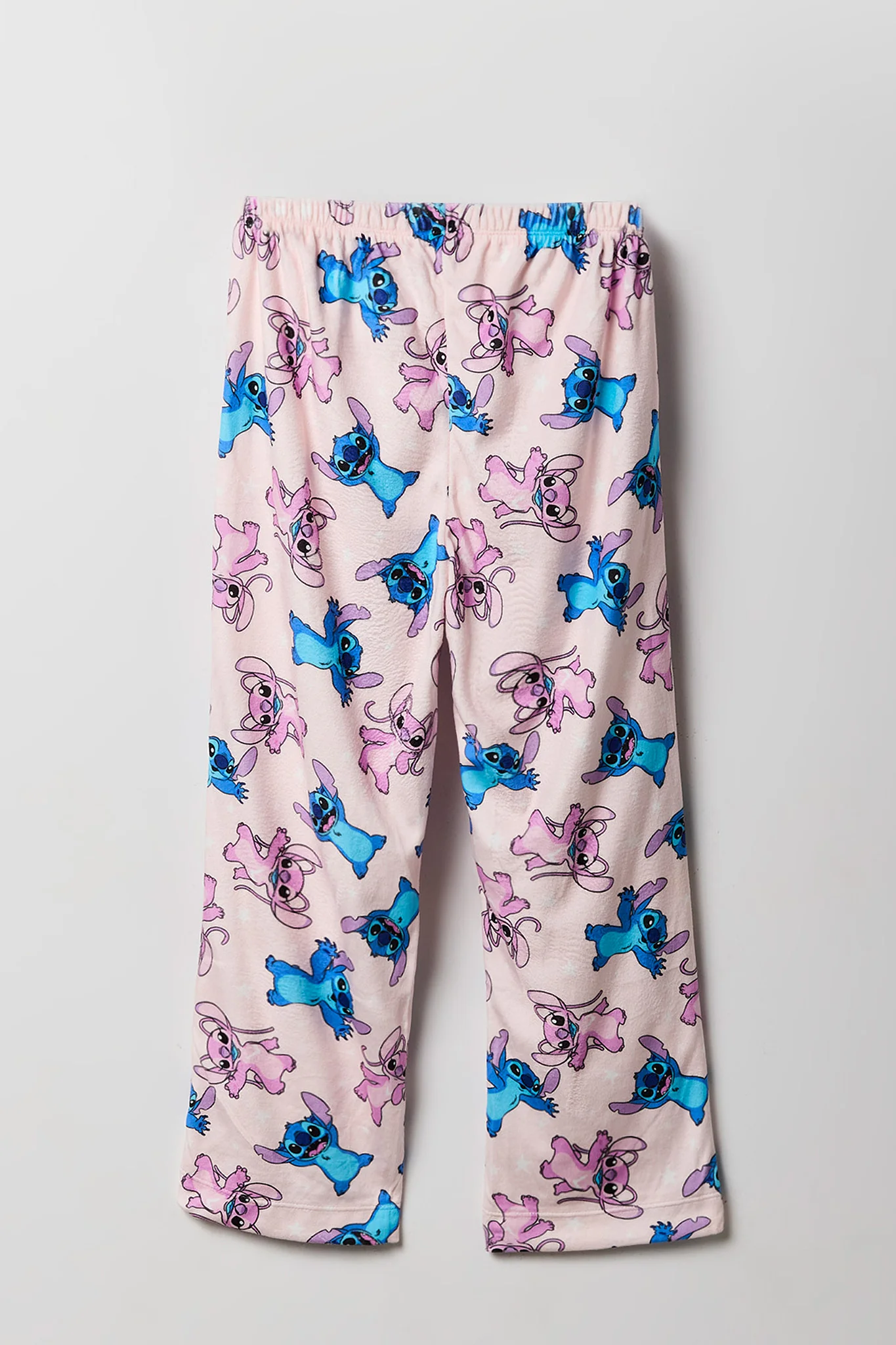 Girls Stitch Print Plush Pajama Pant - Image 2