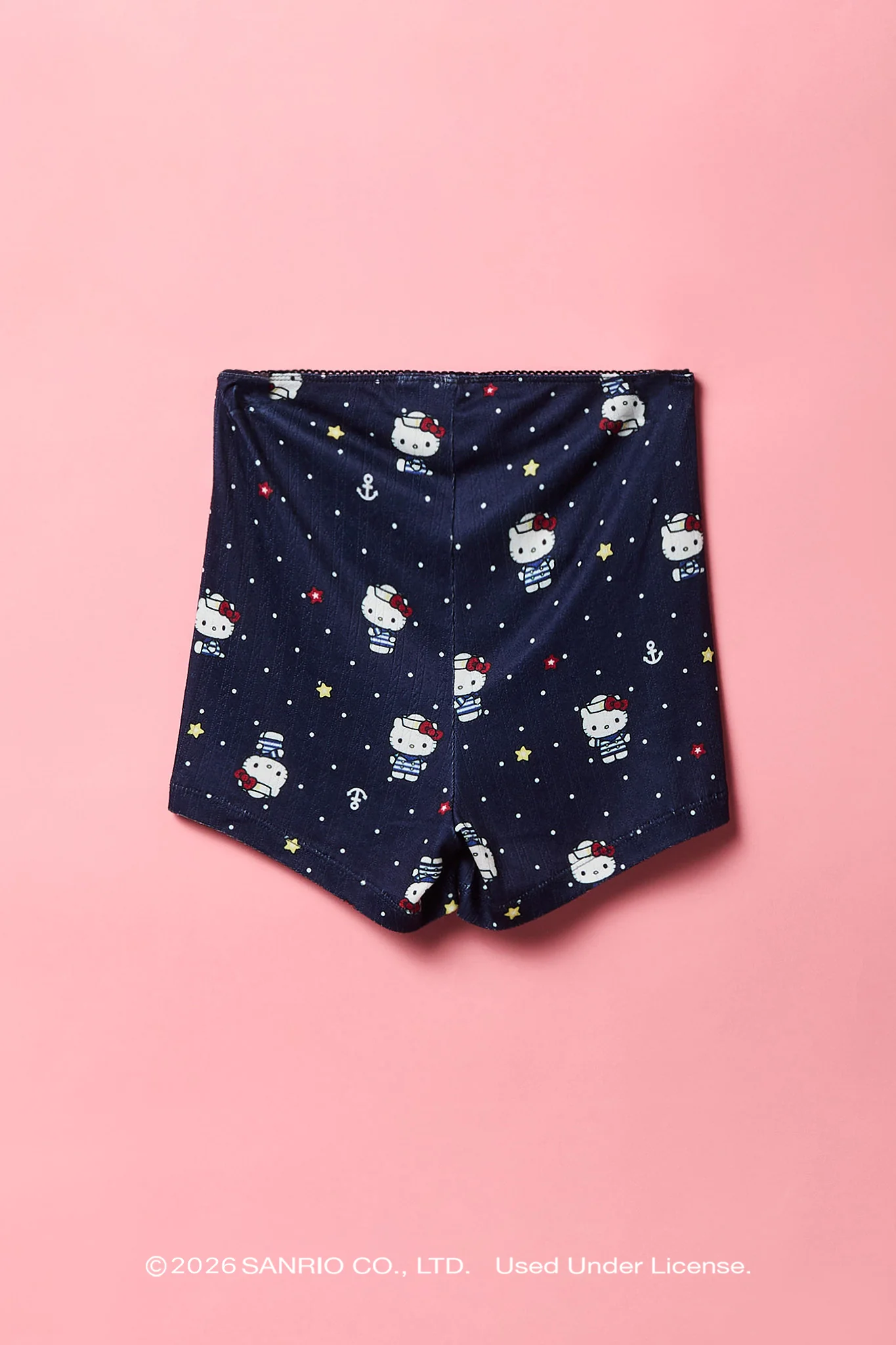 Hello Kitty® Girls Pointelle Tank & Short Pajama Set - Image 5