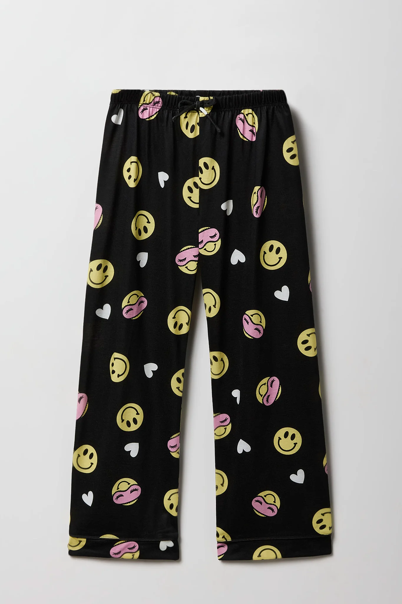 Girls Printed Button-Up Top & Pant Pajama Set - Image 19