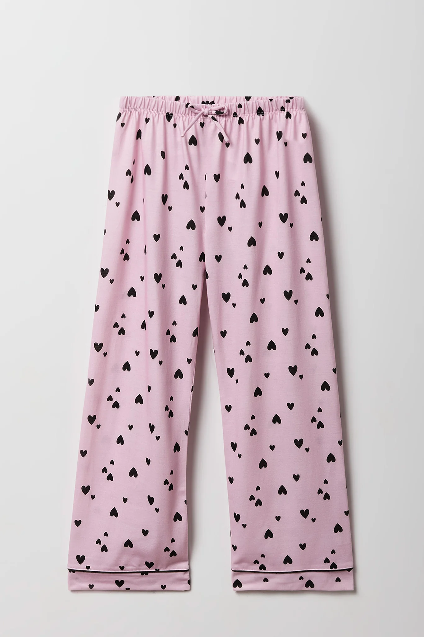 Girls Printed Button-Up Top & Pant Pajama Set - Image 39