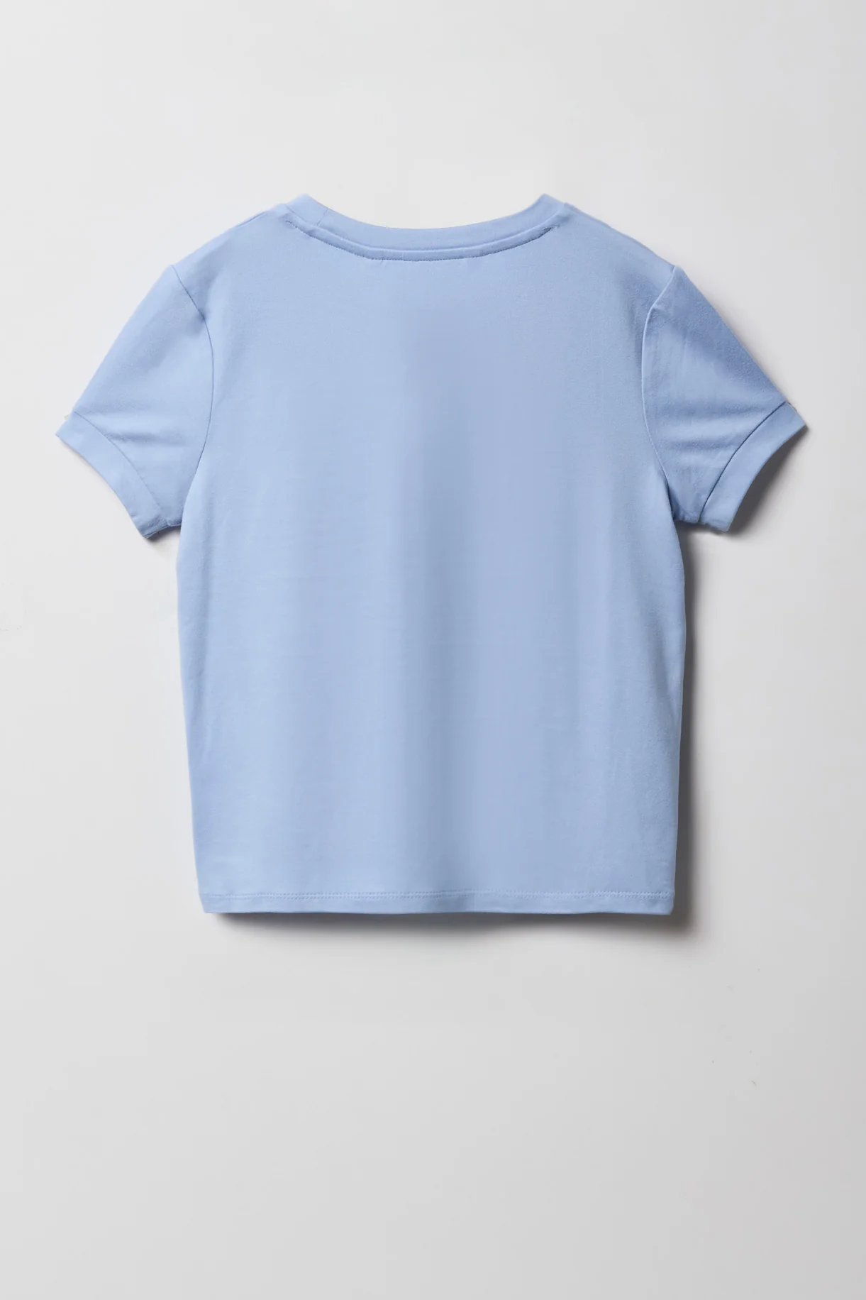 Girls Cute Graphic T-Shirt & Printed Velour Pajama Set - Image 3