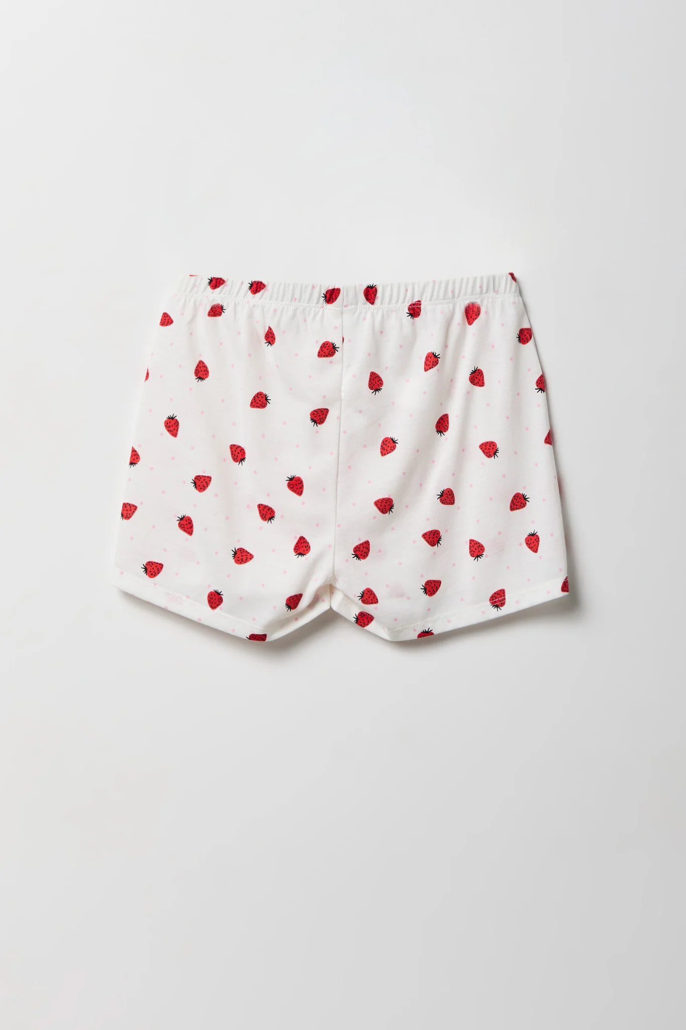 Girls Printed Button-Up Top & Short Pajama Set - Image 5