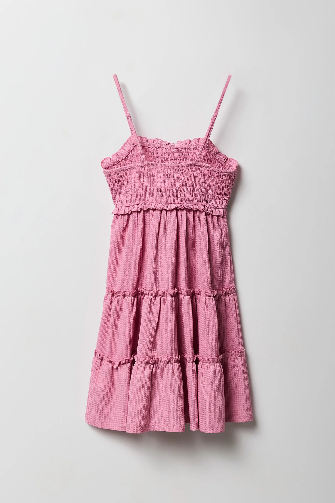 Girls Textured Tiered Dress - Image 8