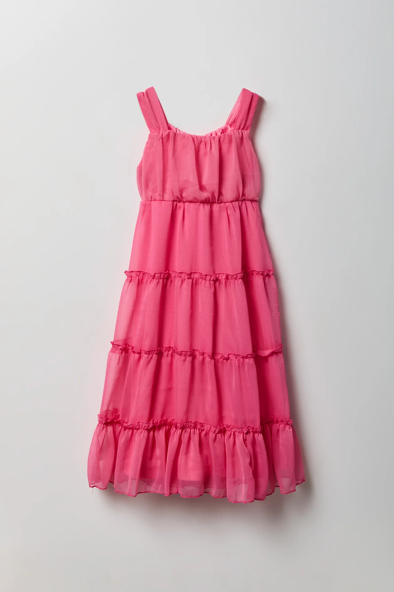 Girls Chiffon Tiered Maxi Dress - Image 5