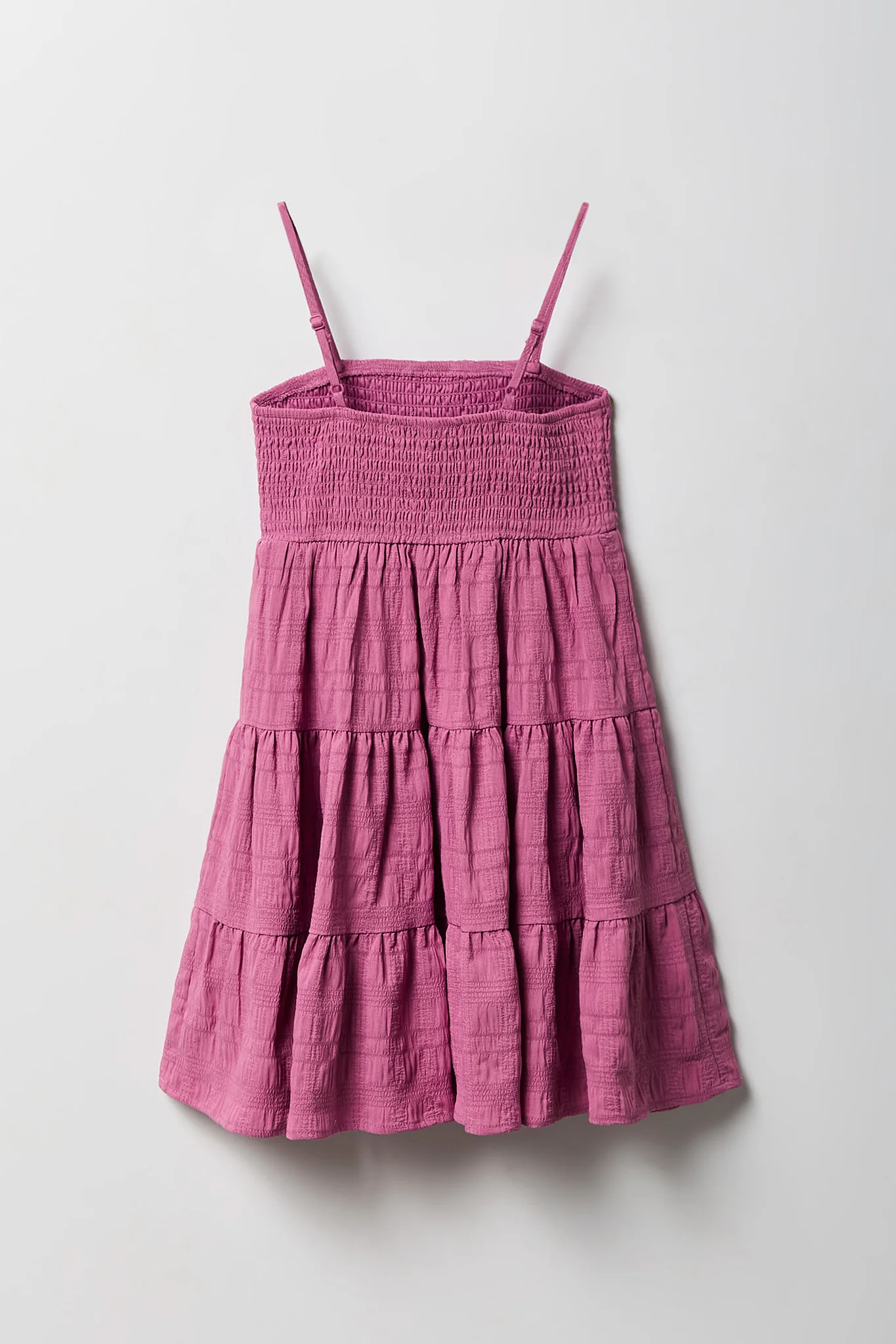 Girls Chiffon Smoked Tiered Dress - Image 2