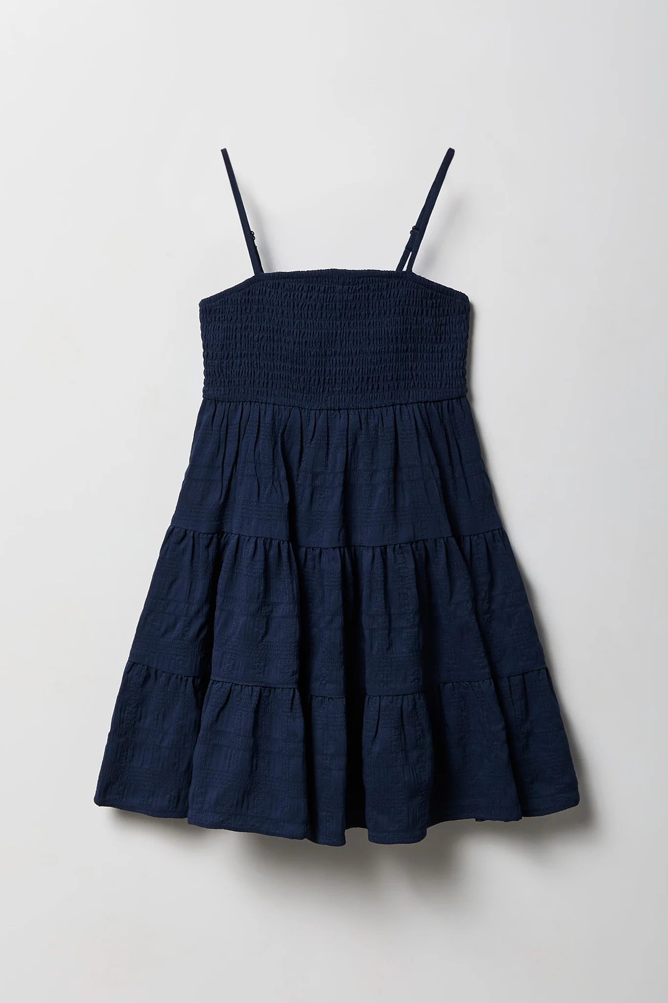 Girls Chiffon Smoked Tiered Dress - Image 5
