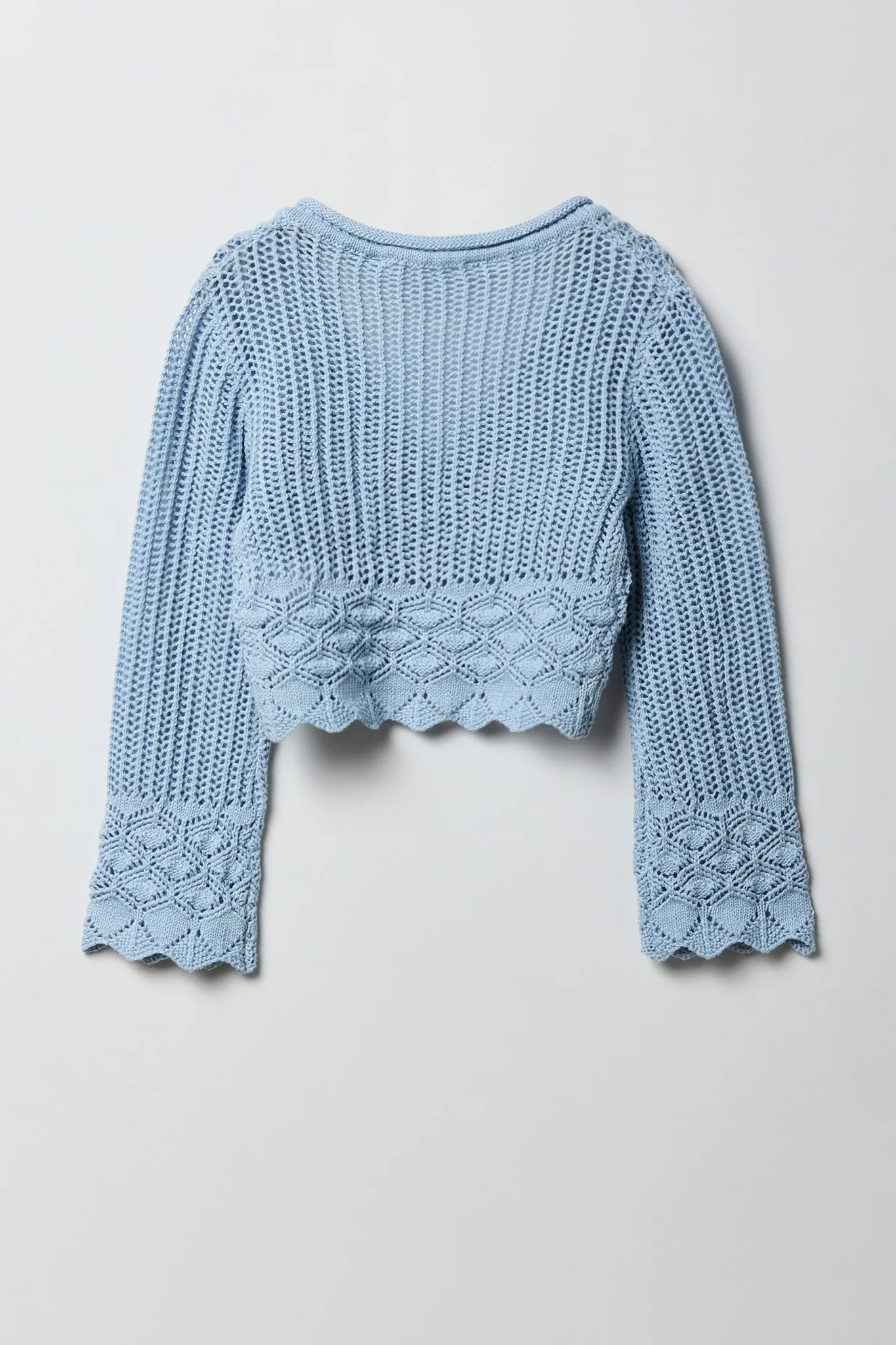Girls Crochet Flyaway Cardigan - Image 6