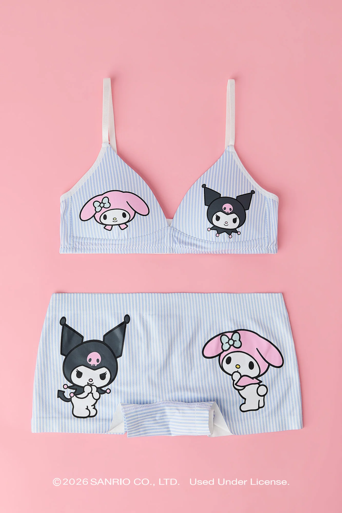 Kuromi™ & My Melody™ Girls Bra & Boy Short Set