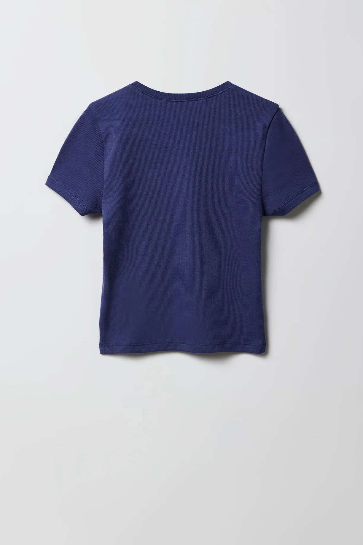 Girls Ribbed Embroidered T-Shirt - Image 6