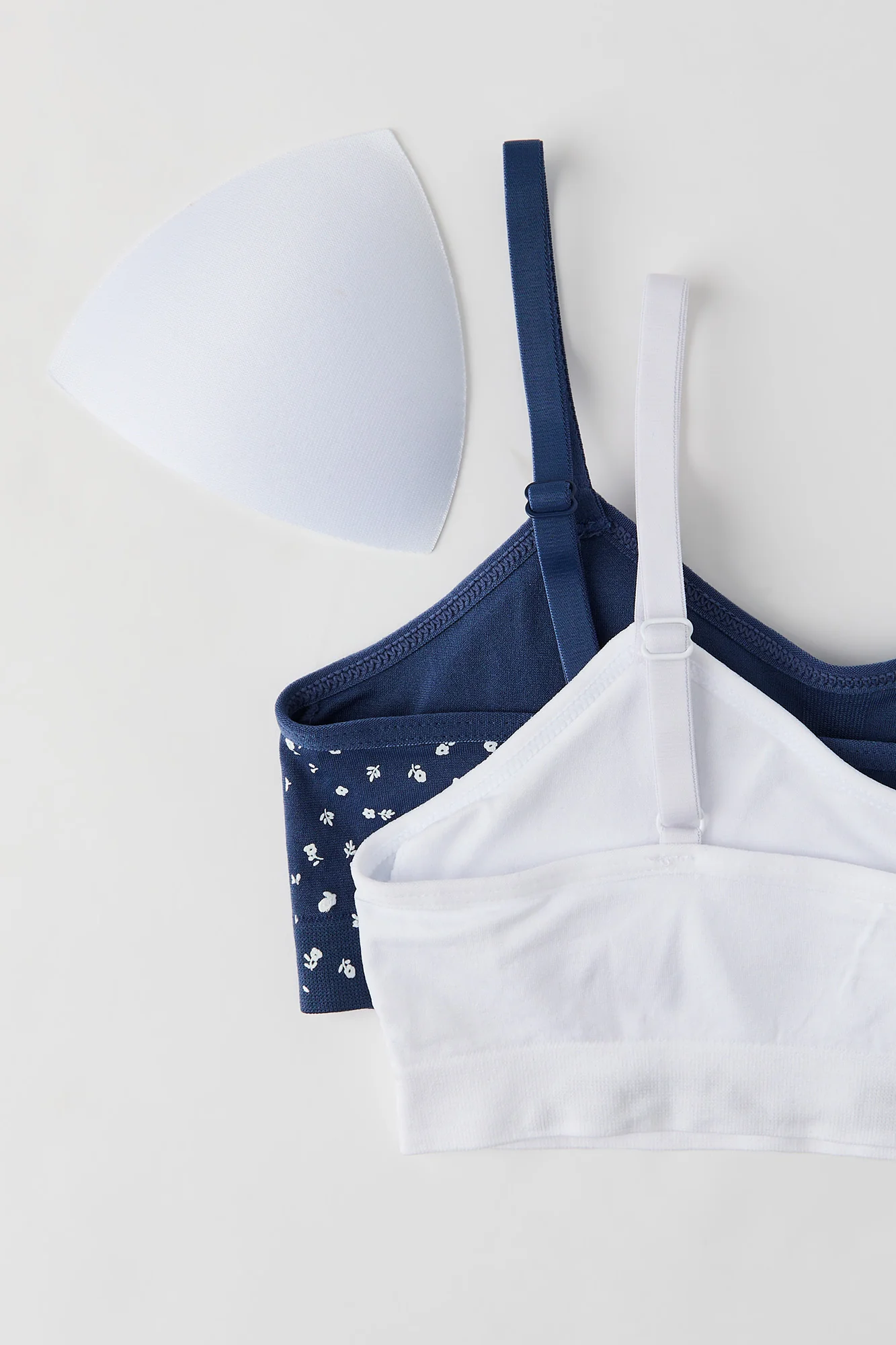 Girls Seamless Solid & Printed Bralette (2 Pack) - Image 6