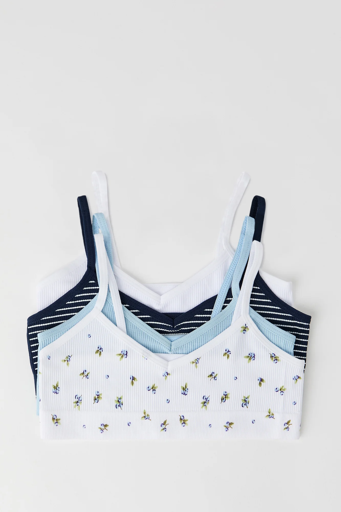 Girls Seamless Ribbed Bralette (4 Pack) - Image 4