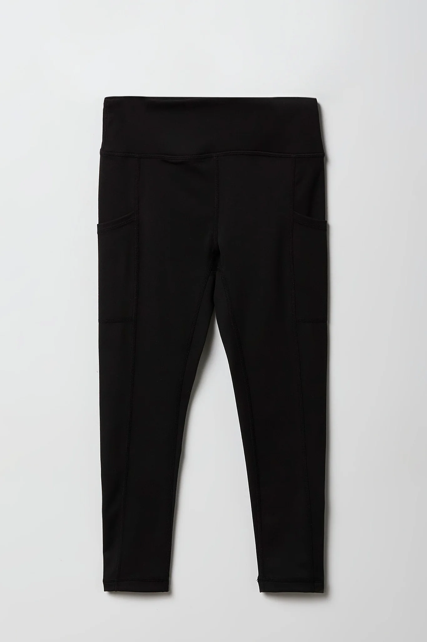 Girls Active High Density Legging with Pockets - Image 3