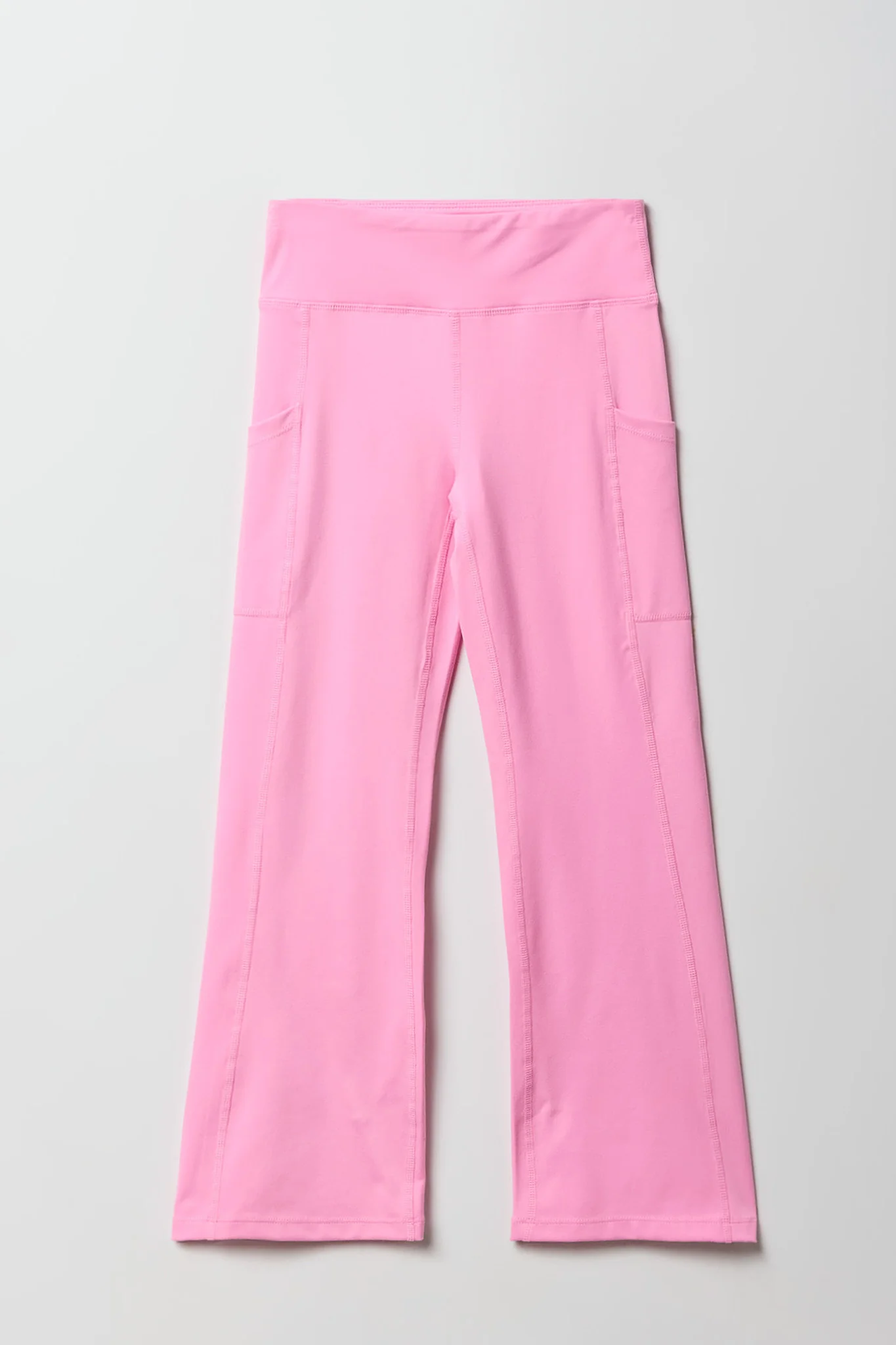 Girls Active High Density Flare Pant with Pockets - Image 7