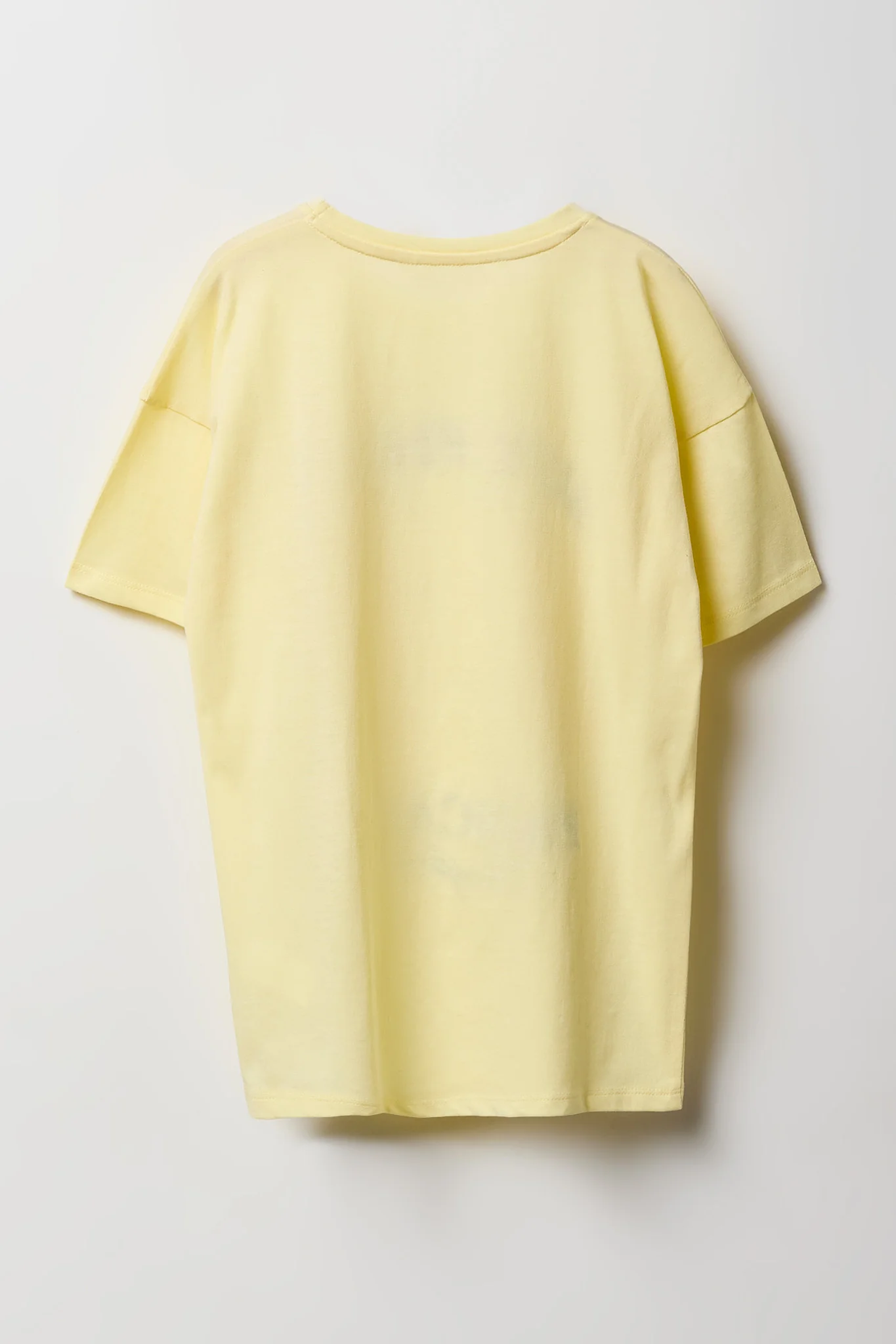 Girls Luxe Heavy Cotton Pancake Embroidered Oversized T-Shirt - Image 2