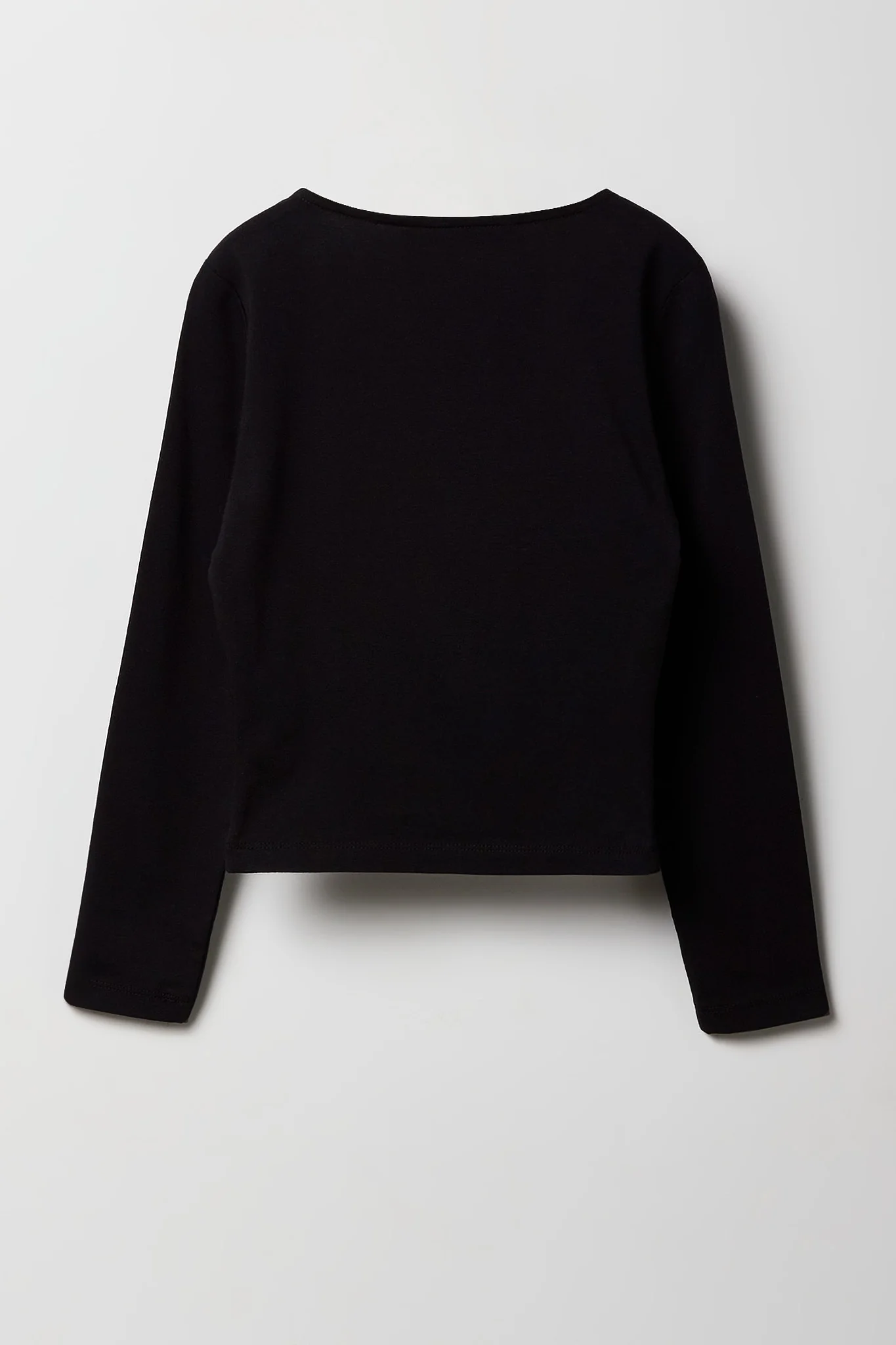 Girls Contour Square Neck Long Sleeve Top - Image 4