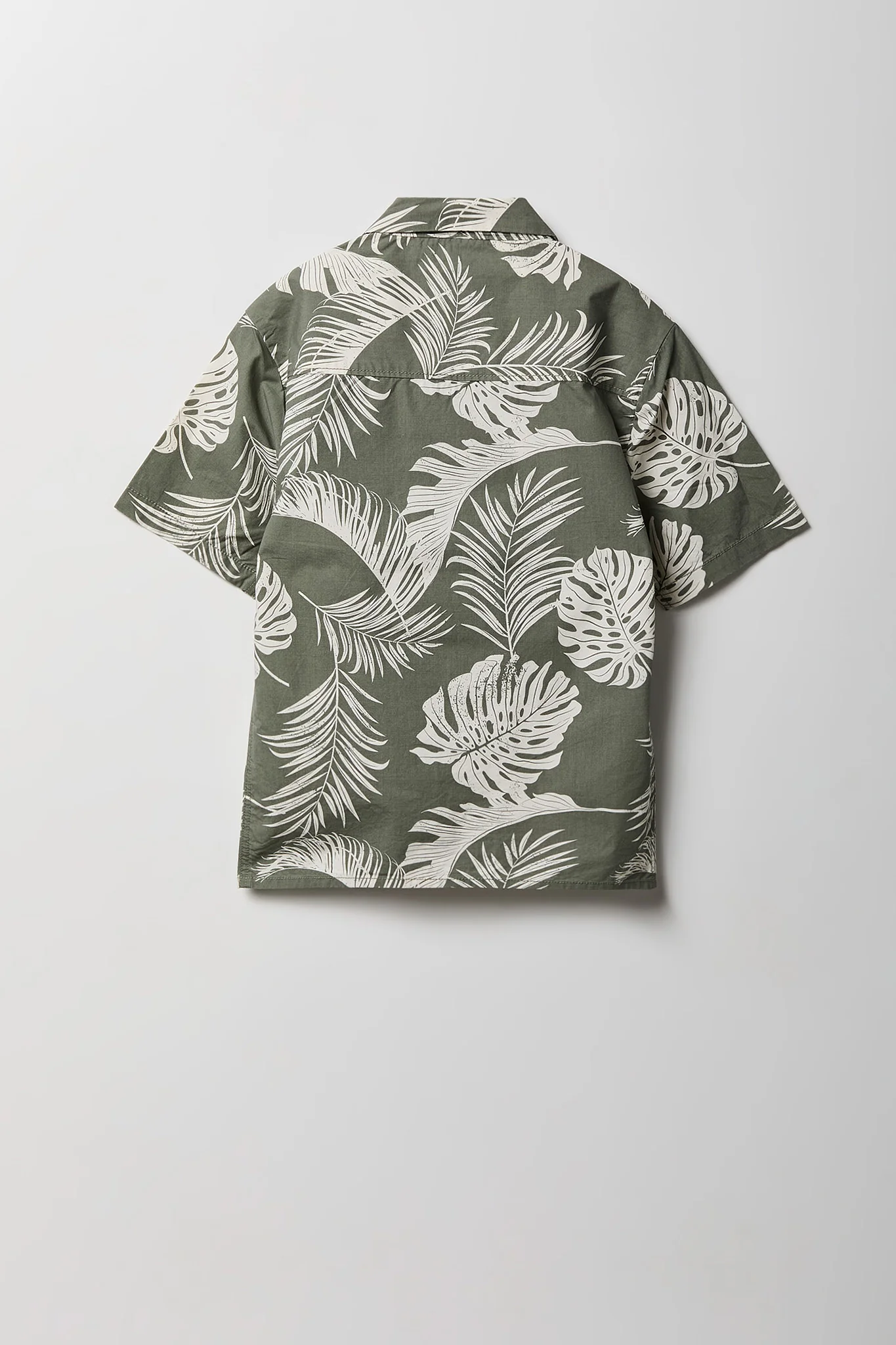 Boys Printed Poplin Button-Up Top - Image 8