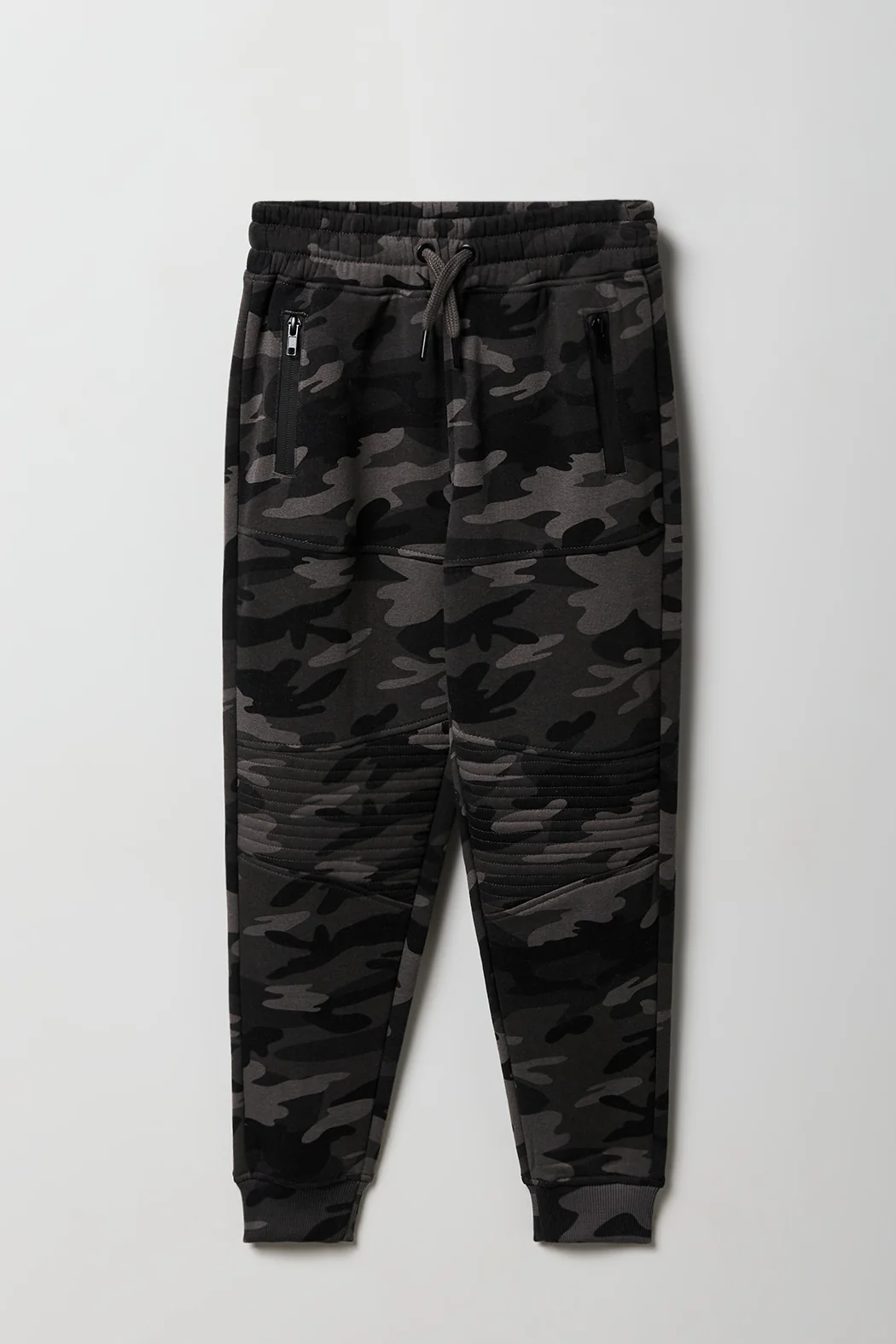 Kids Fleece Zip Pocket Moto Jogger