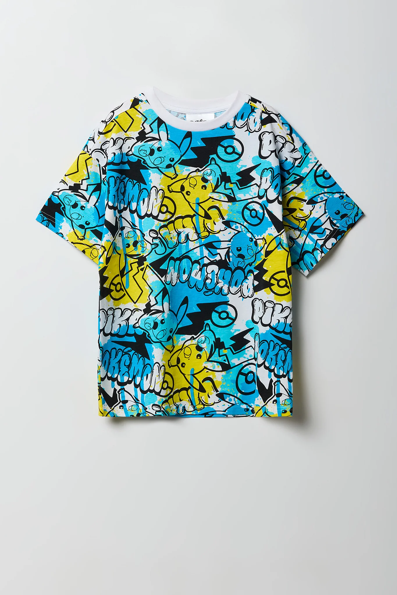 Kids Luxe Heavy Cotton Pokémon Printed T-Shirt