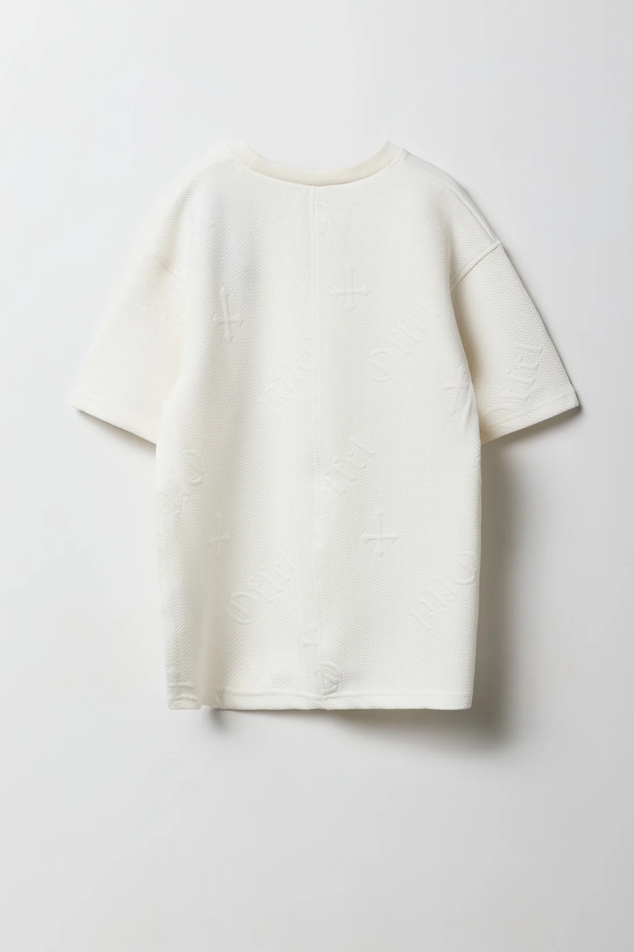 Boys Textured Embossed T-Shirt - Image 4