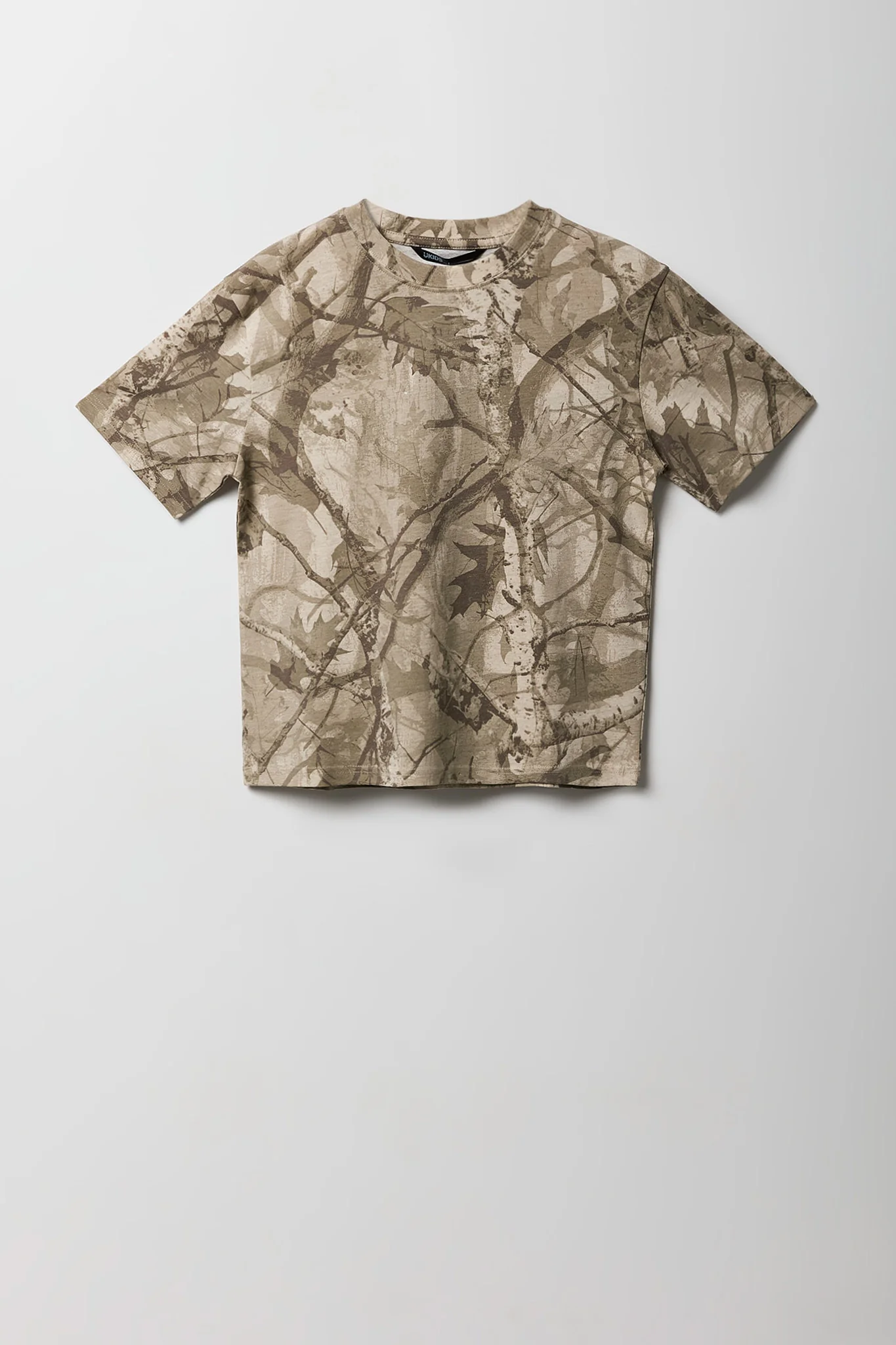 Boys Camo Crewneck T-Shirt - Image 3