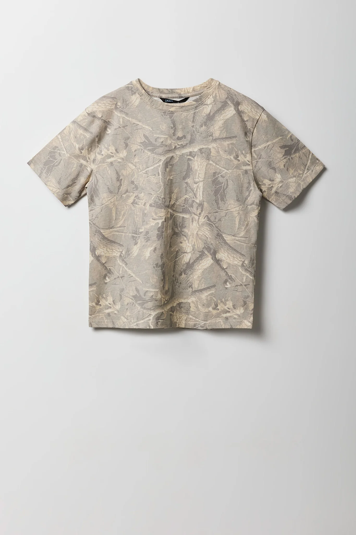 Boys Camo Crewneck T-Shirt - Image 5