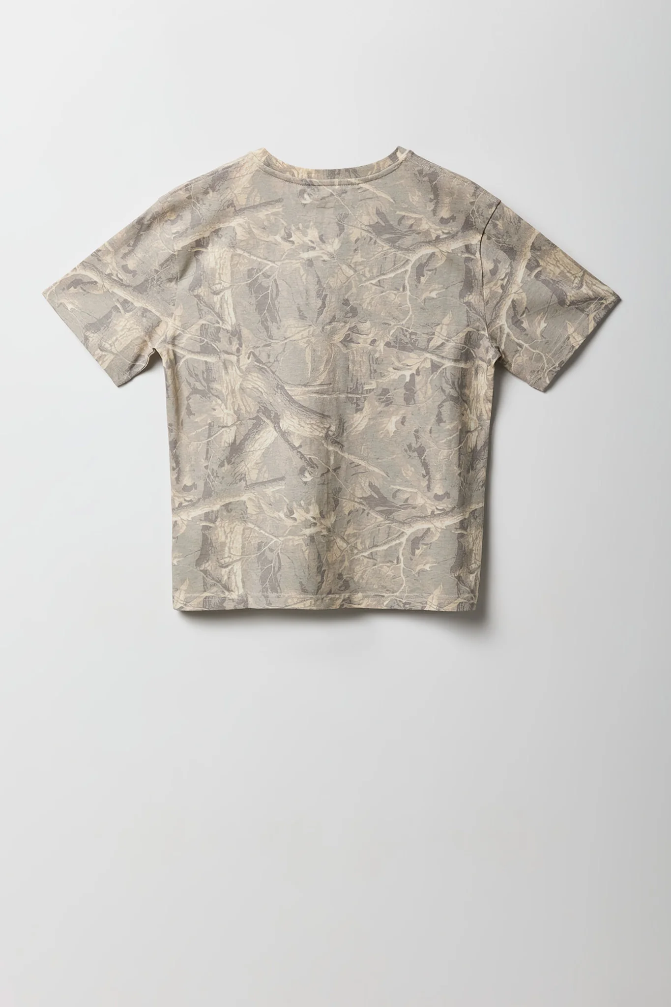 Boys Camo Crewneck T-Shirt - Image 6