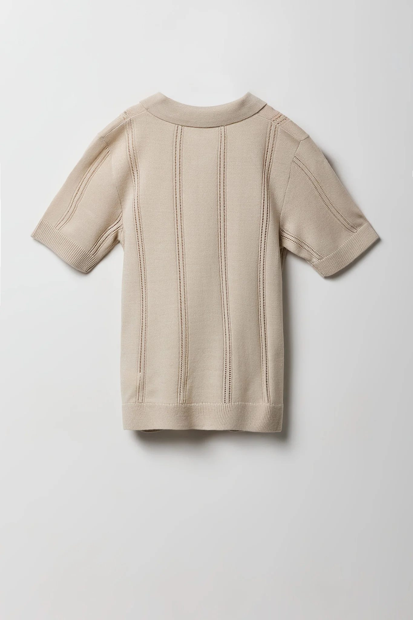 Boys Textured Striped Polo - Image 2