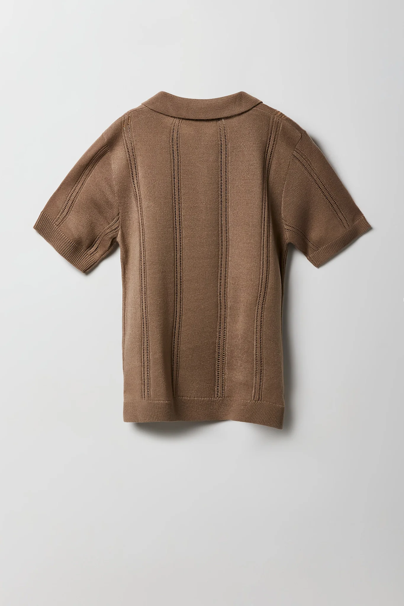 Boys Textured Striped Polo - Image 6