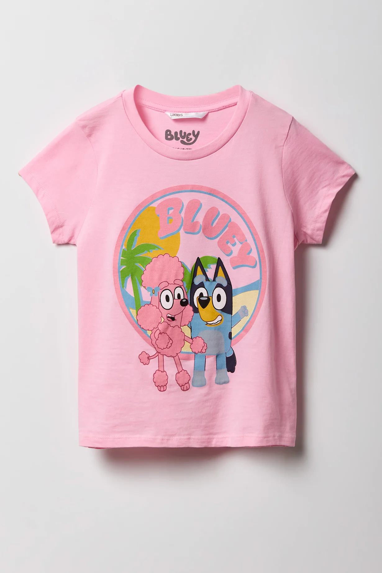 Kids Luxe Heavy Cotton Bluey Graphic T-Shirt - Image 3