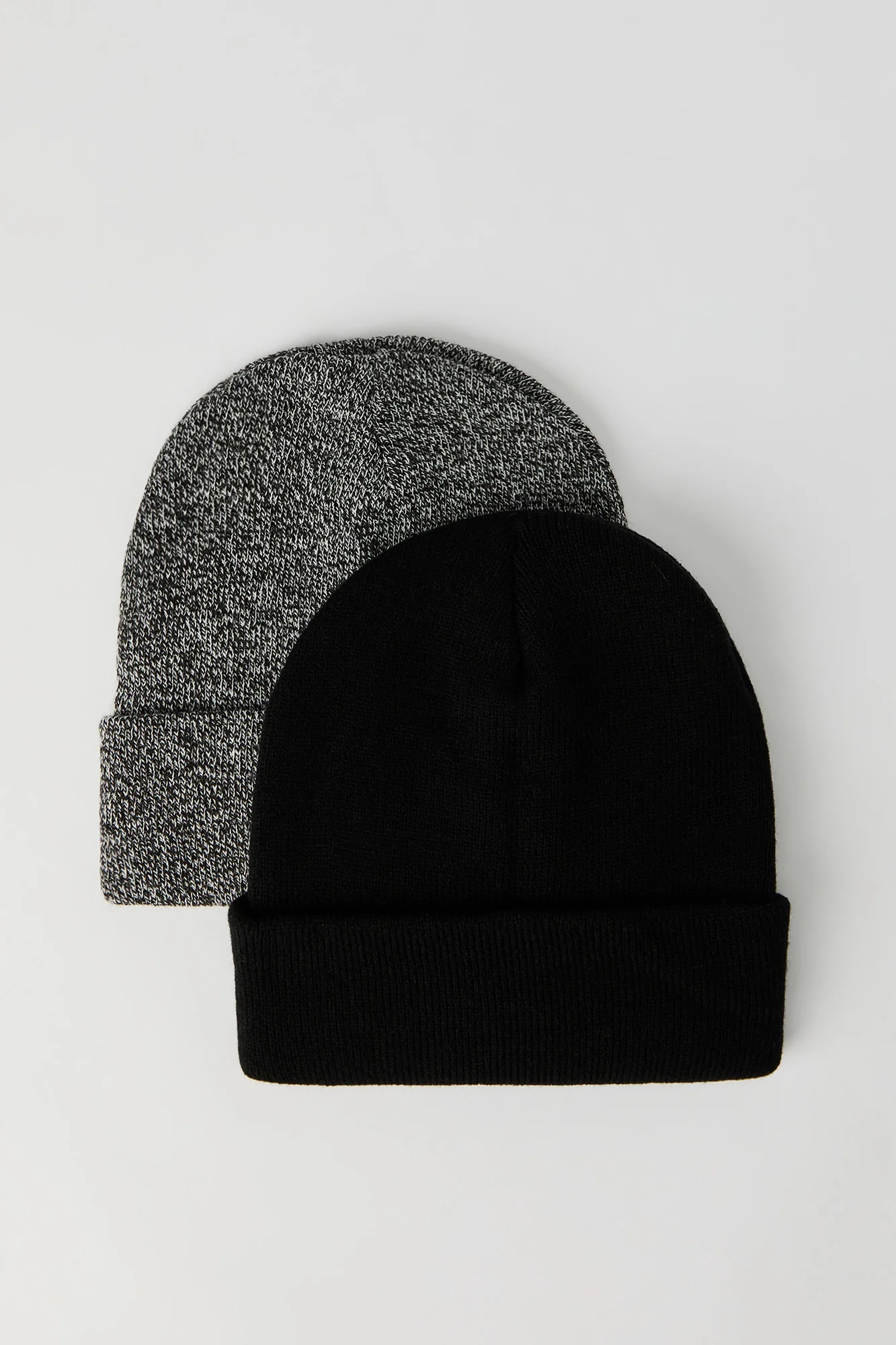 Ribbed Knit Beanie (2 Pack) - Image 2