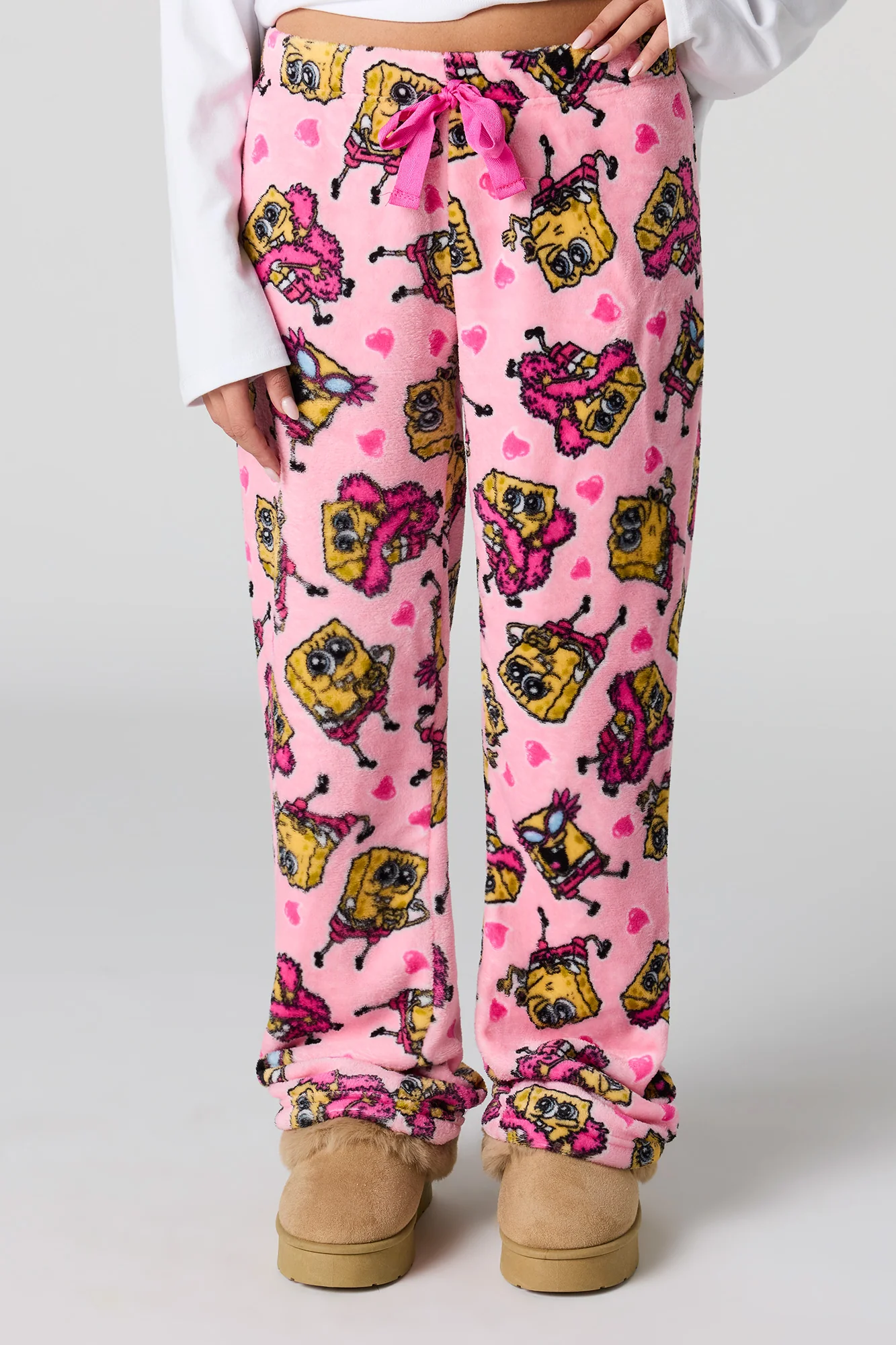 Plush Printed Pajama Pant - Image 11