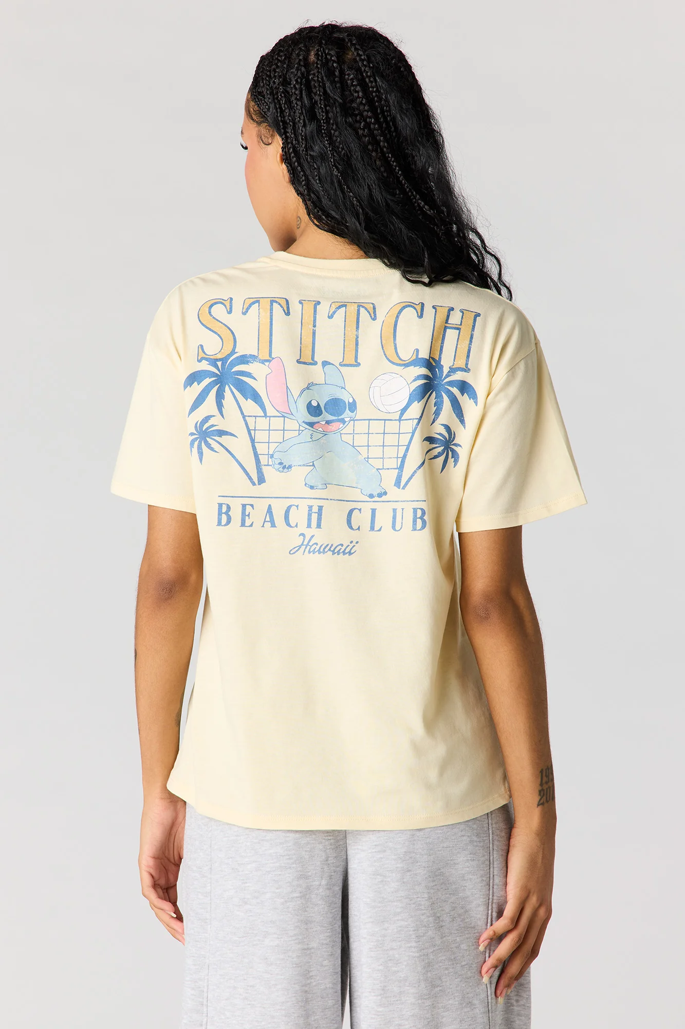 Stitch Graphic Boyfriend T-Shirt - Image 2
